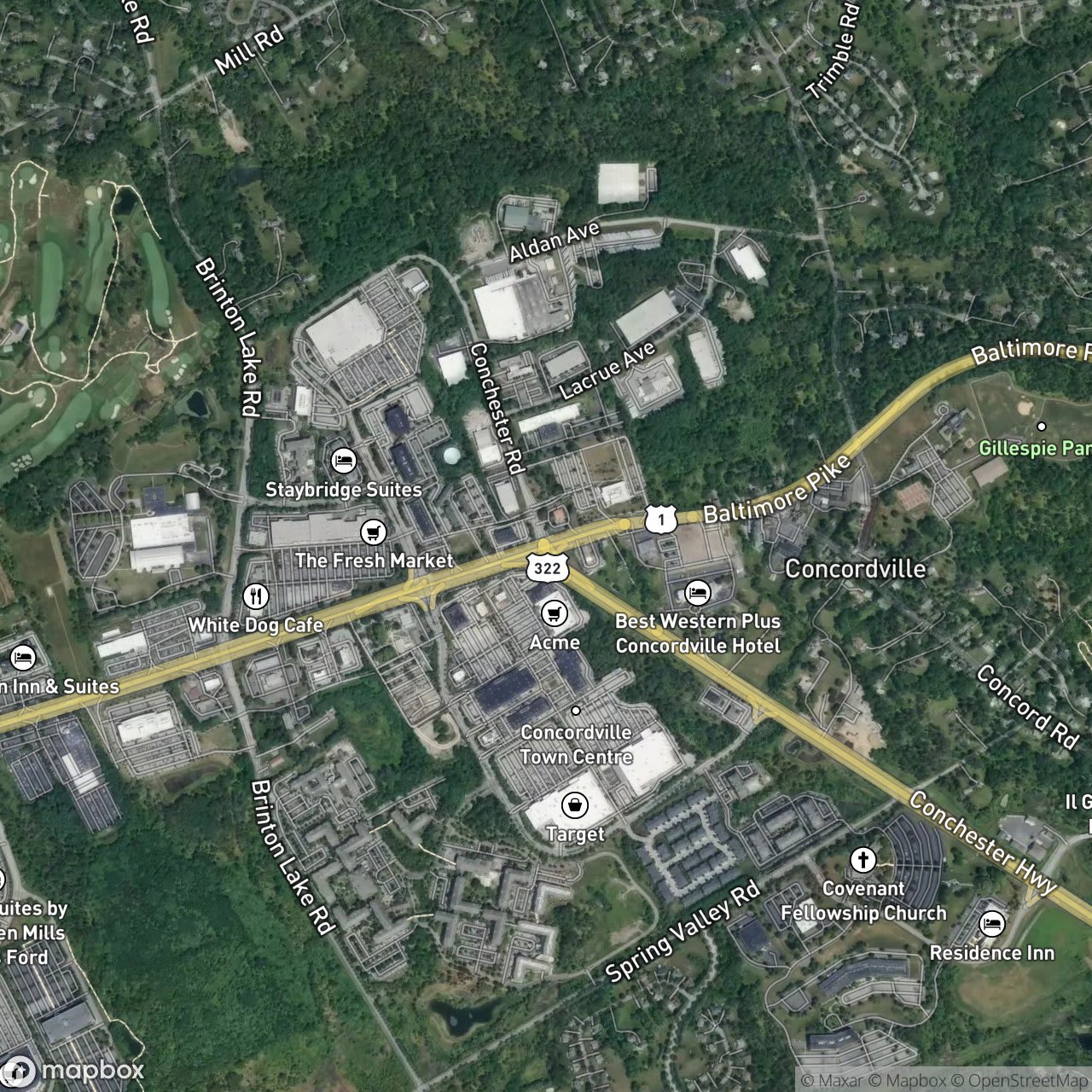 Map of Concordville
