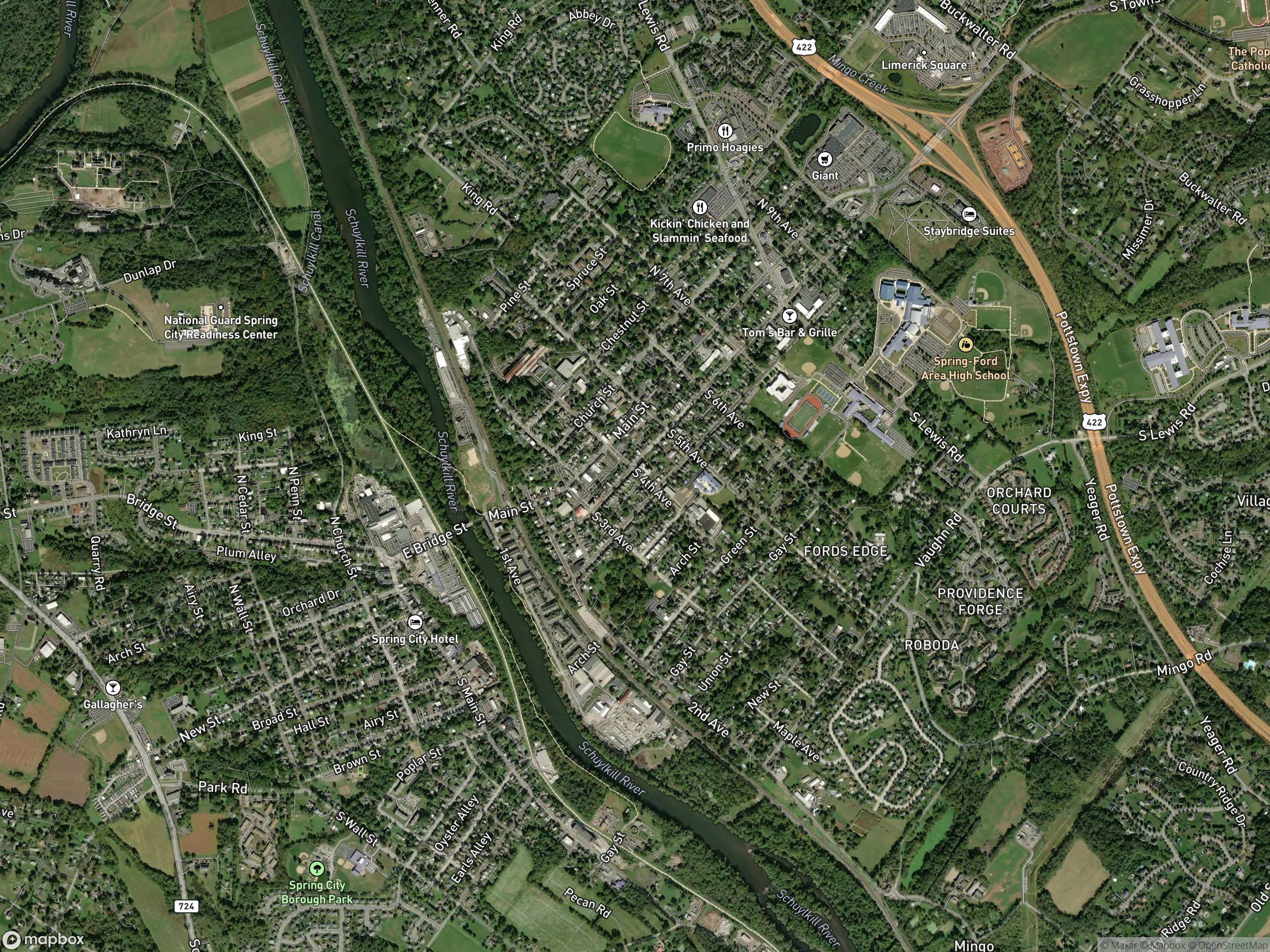 Map of Royersford