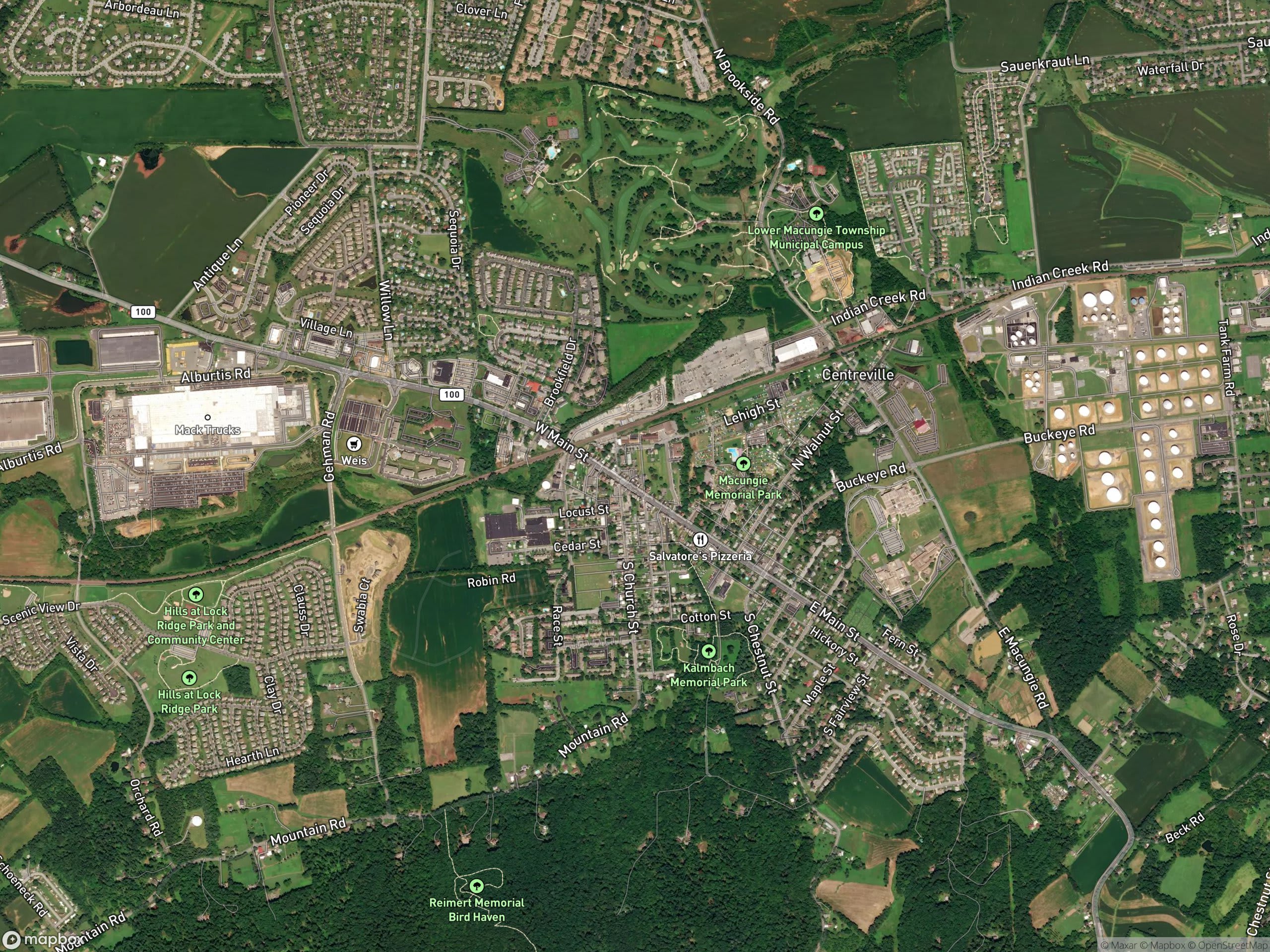 Map of Macungie