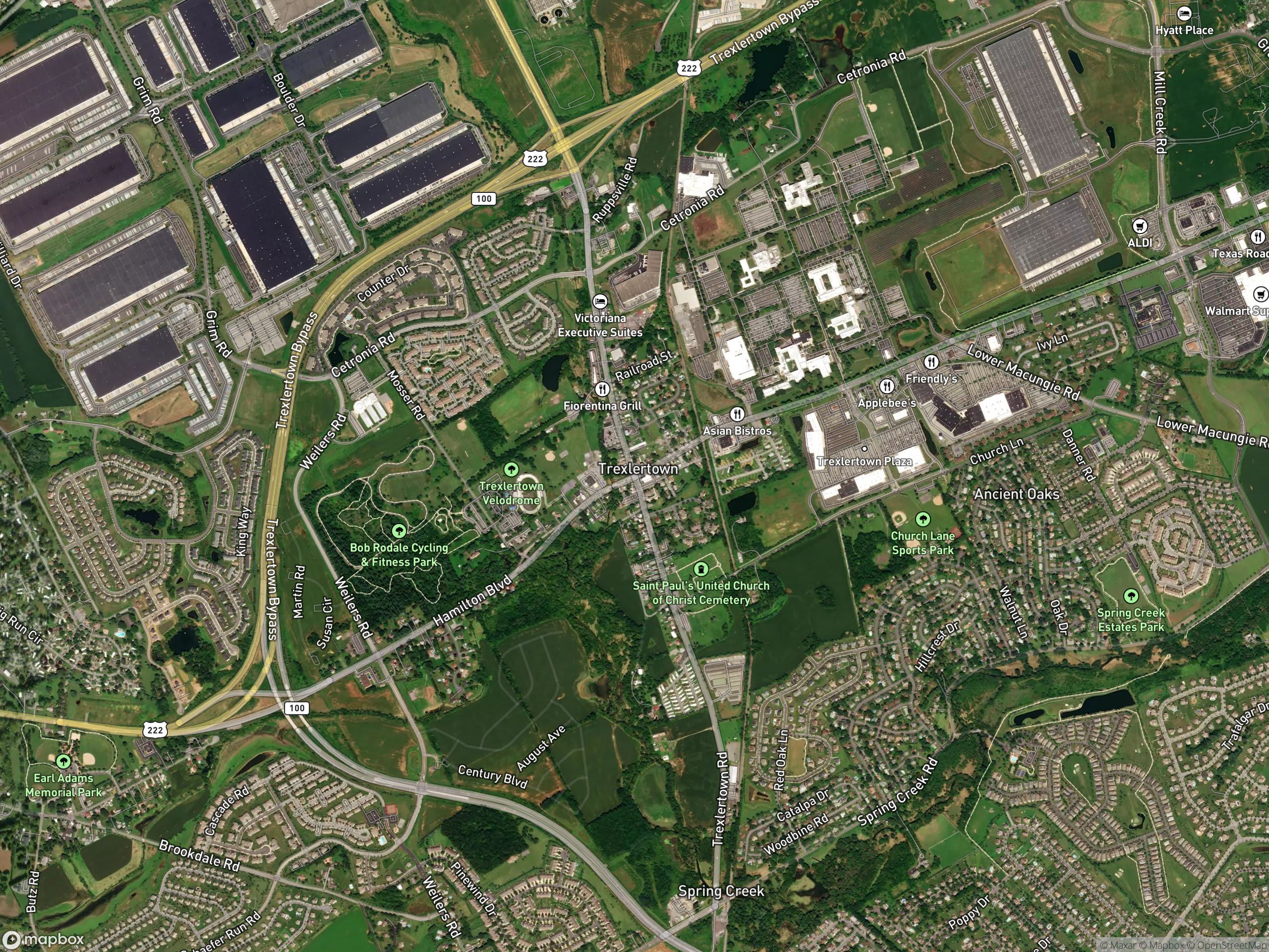 Map of Trexlertown