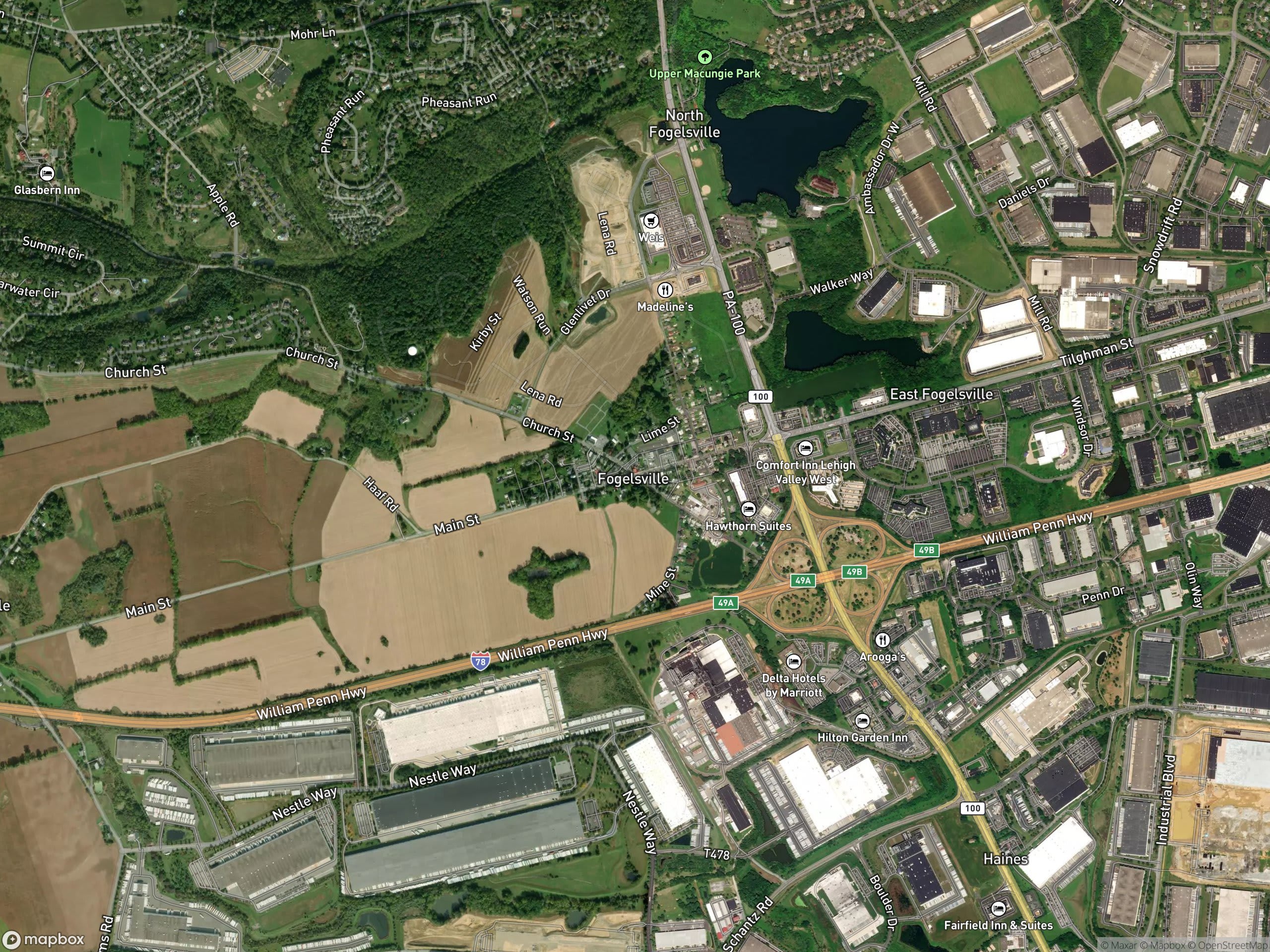 Map of Fogelsville