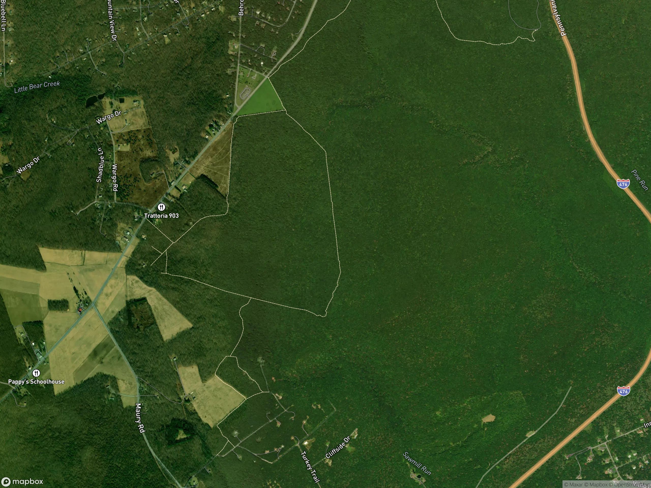 Map of Carbon County