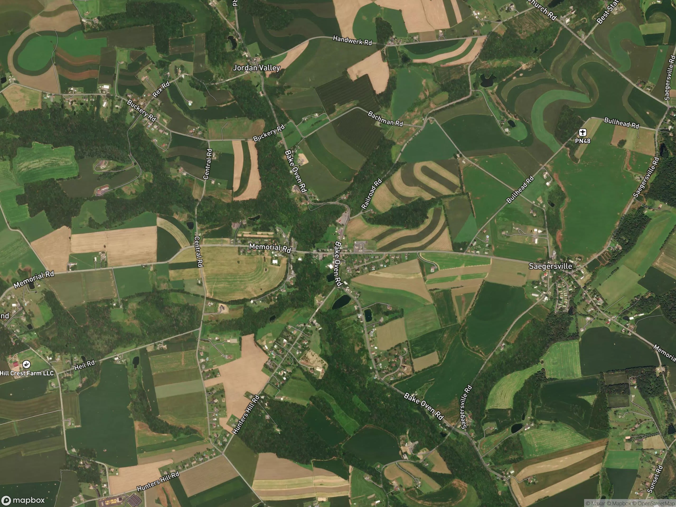Map of Germansville