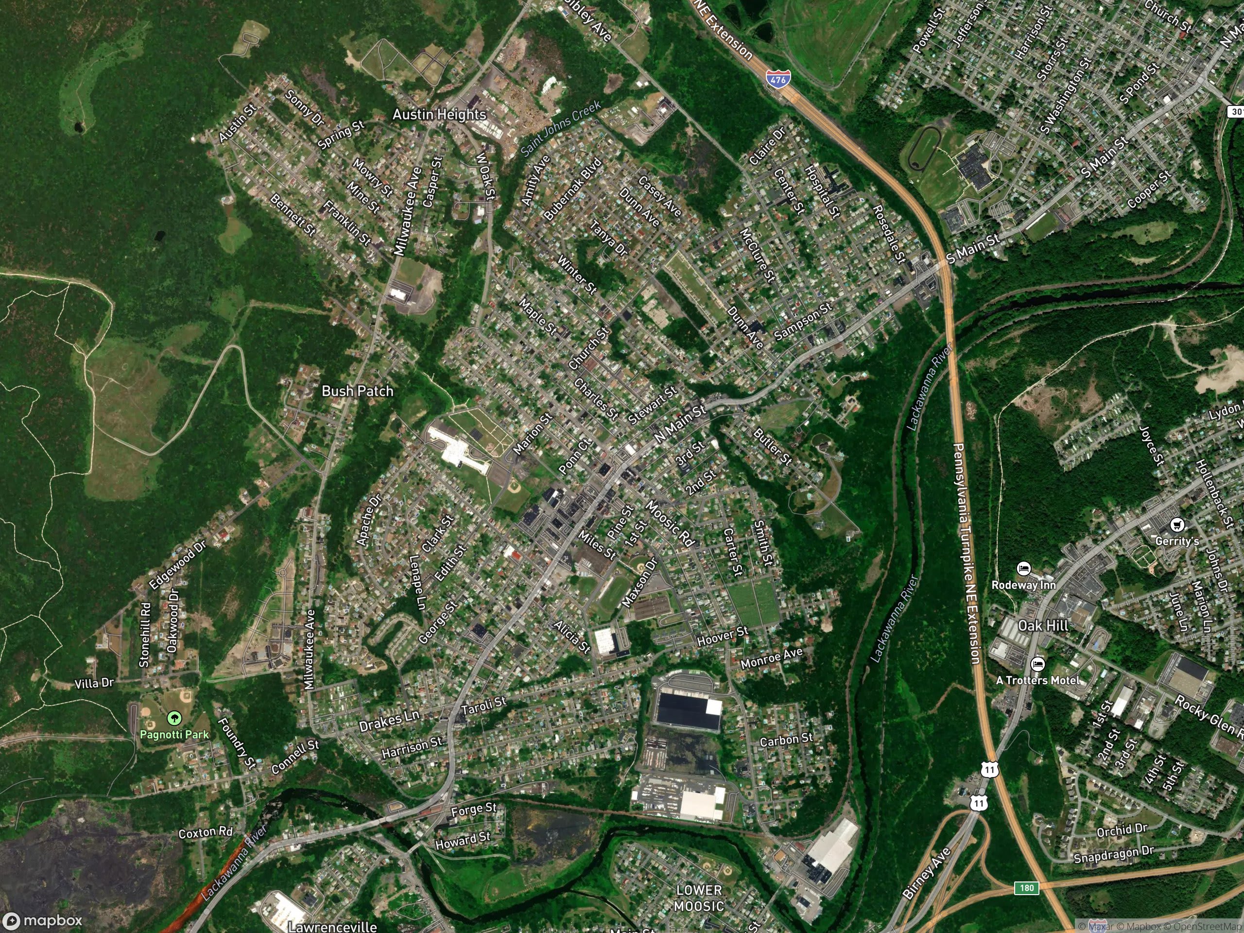 Map of Old Forge
