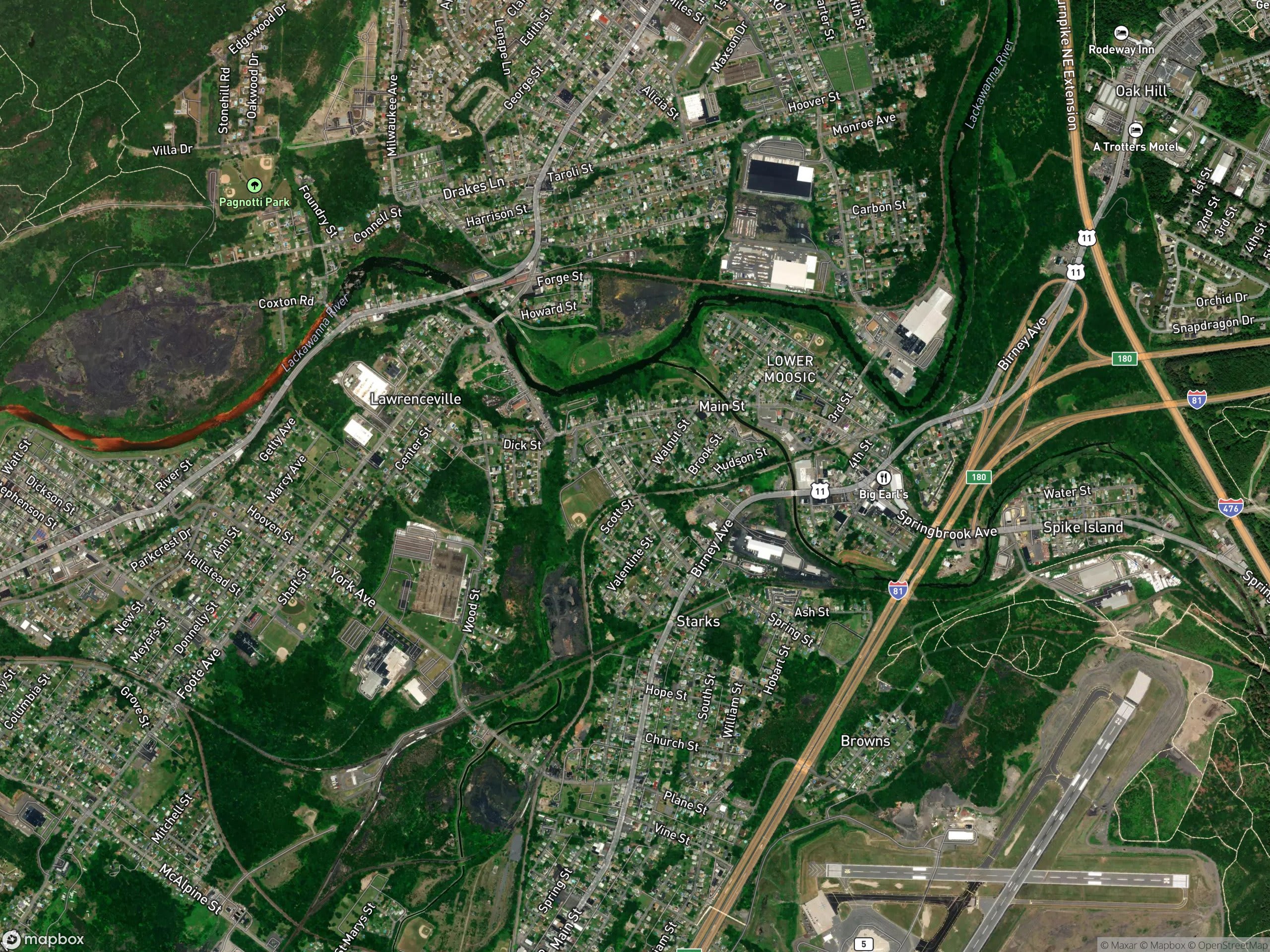 Map of Moosic