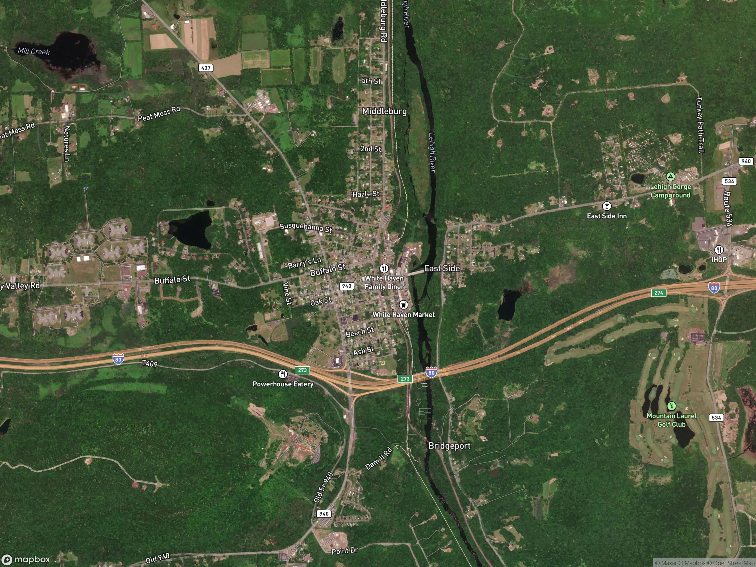 Map of White Haven