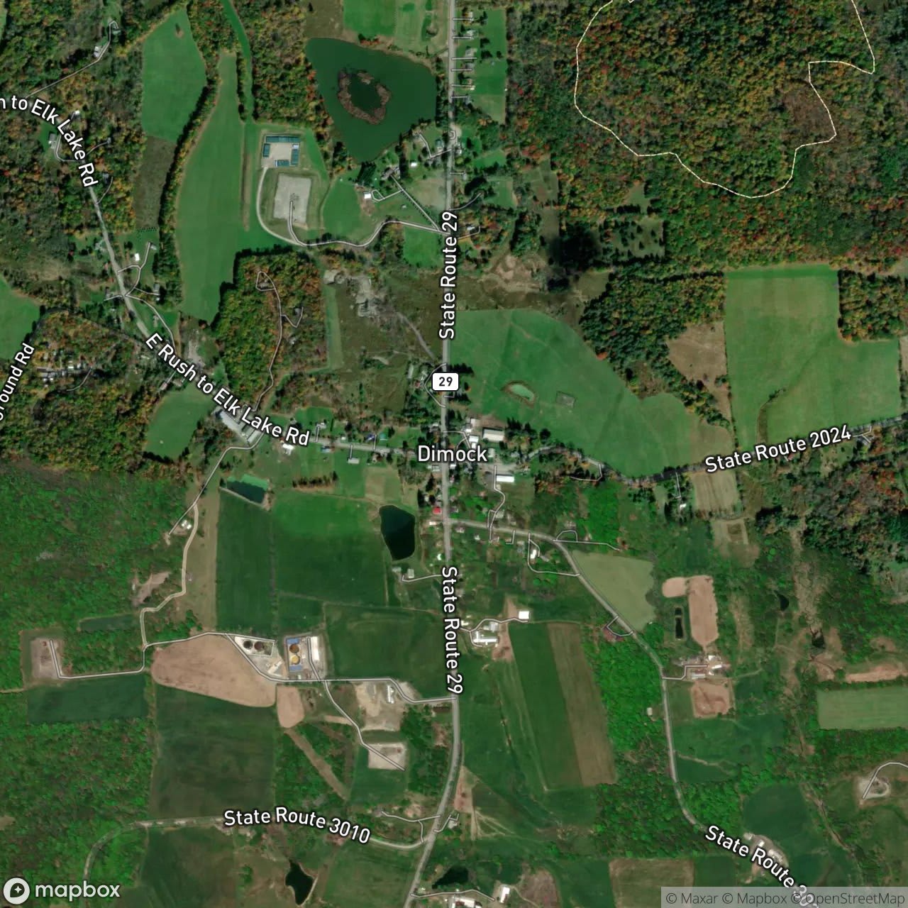 Map of Dimock