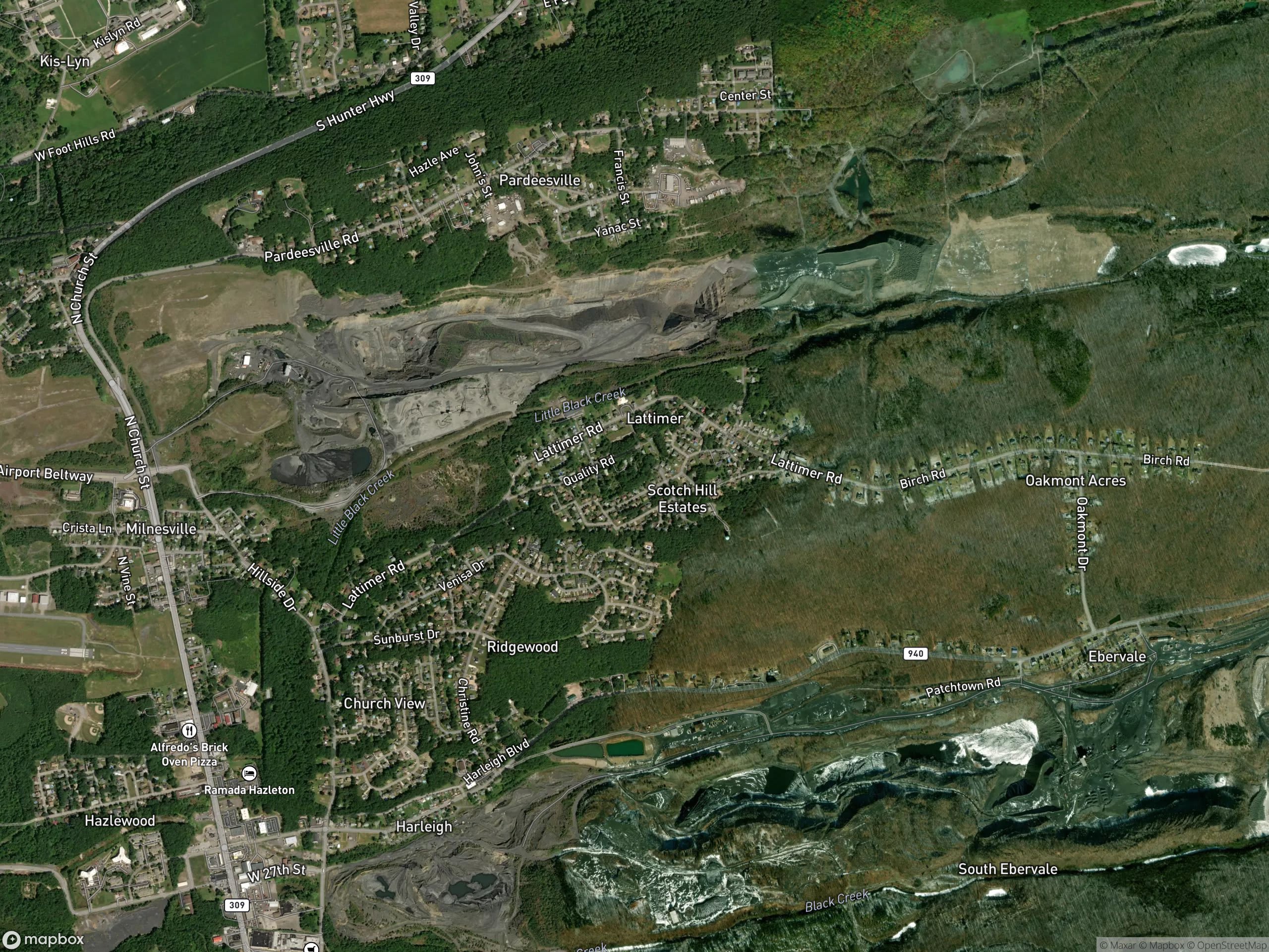 Map of Lattimer Mines