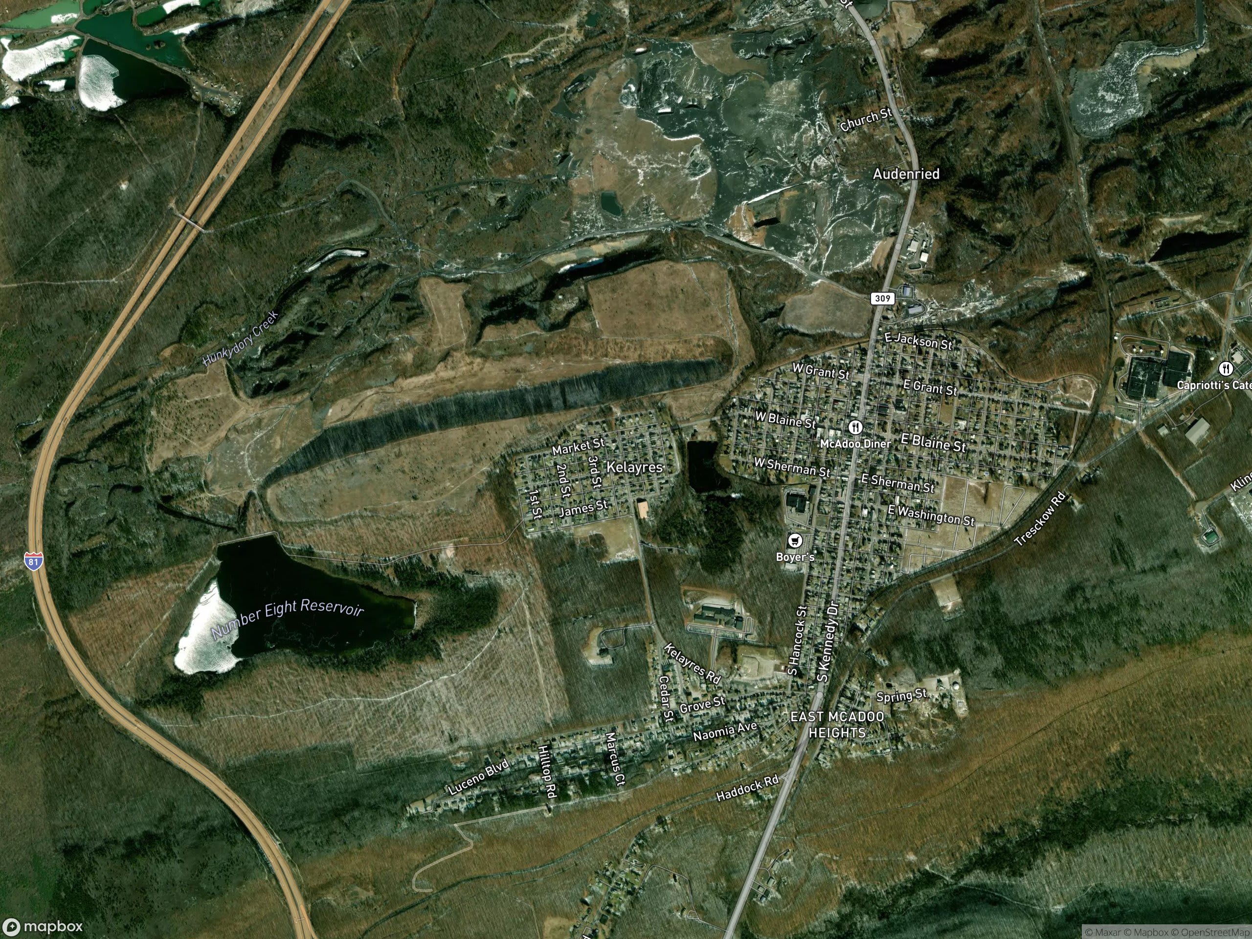 Map of Kelayres