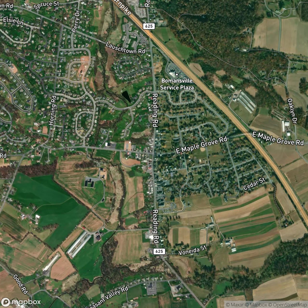 Map of Bowmansville