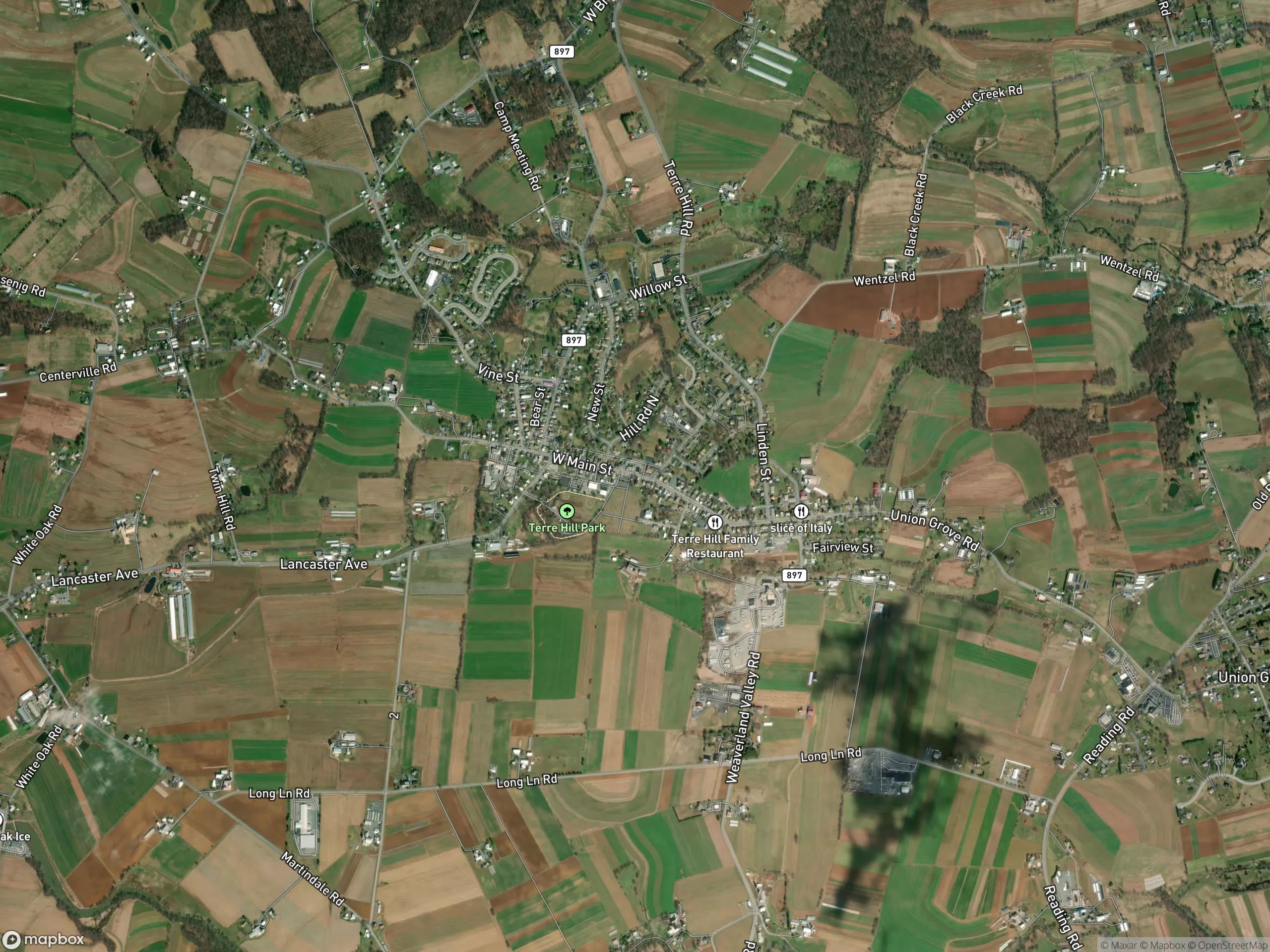 Map of Terre Hill