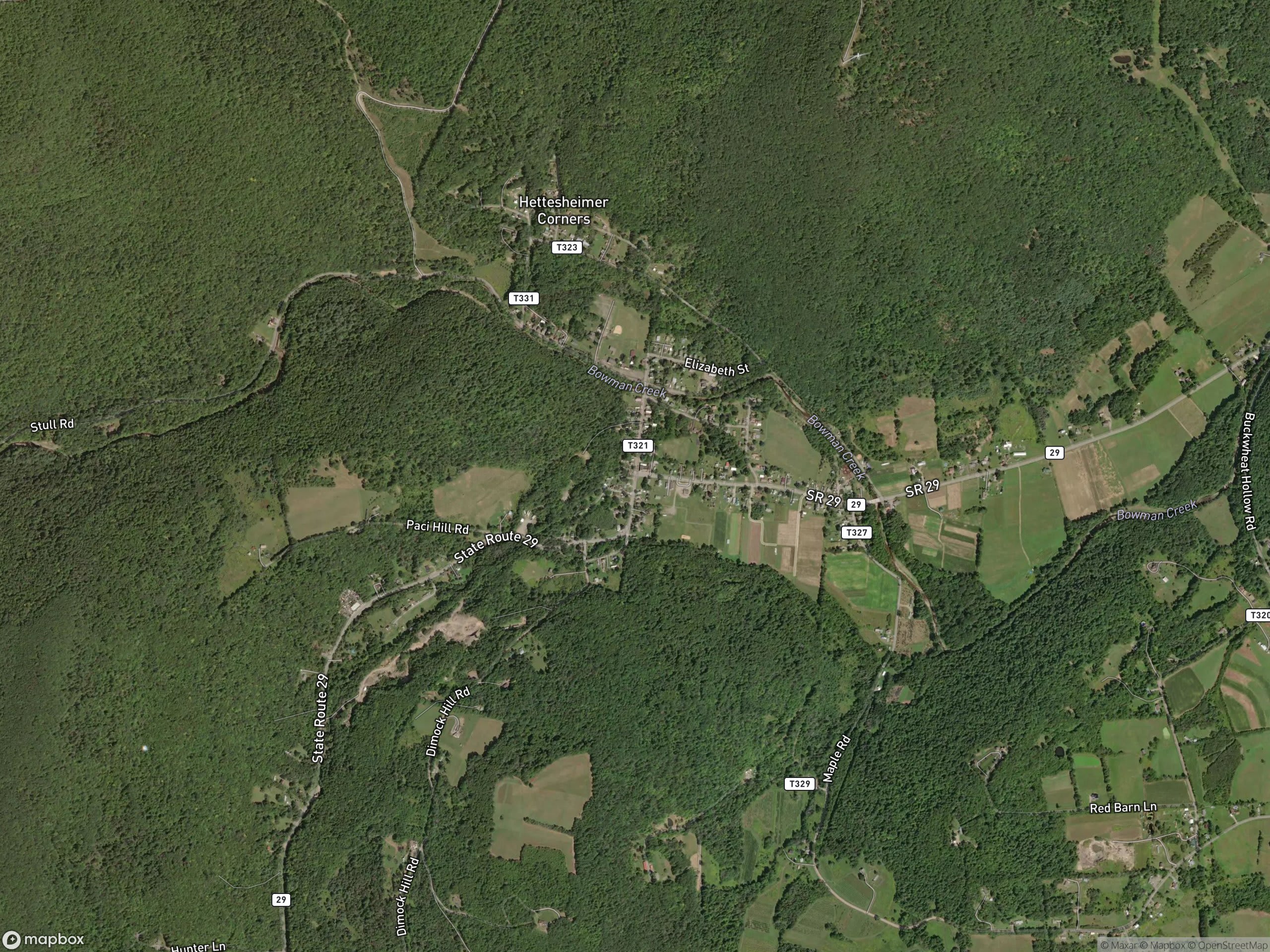 Map of Noxen