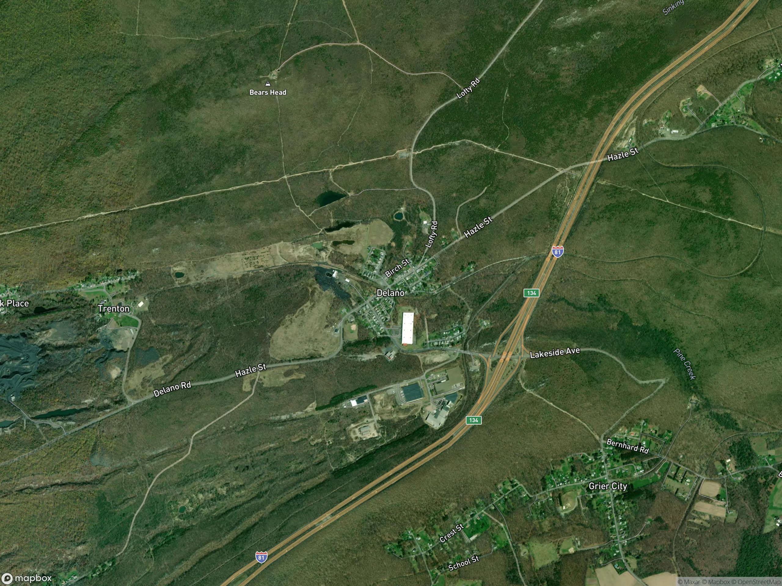 Map of Delano