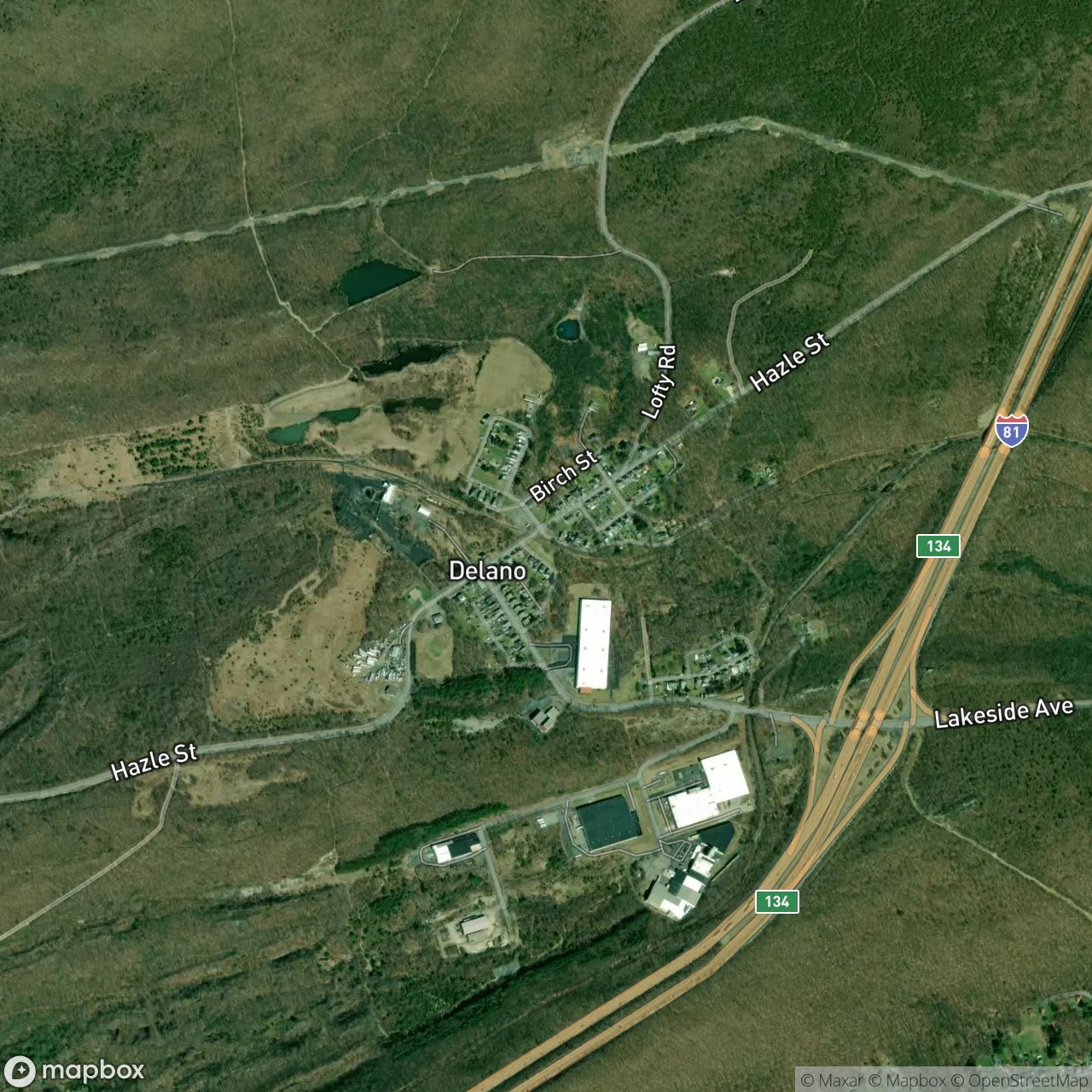 Map of Delano