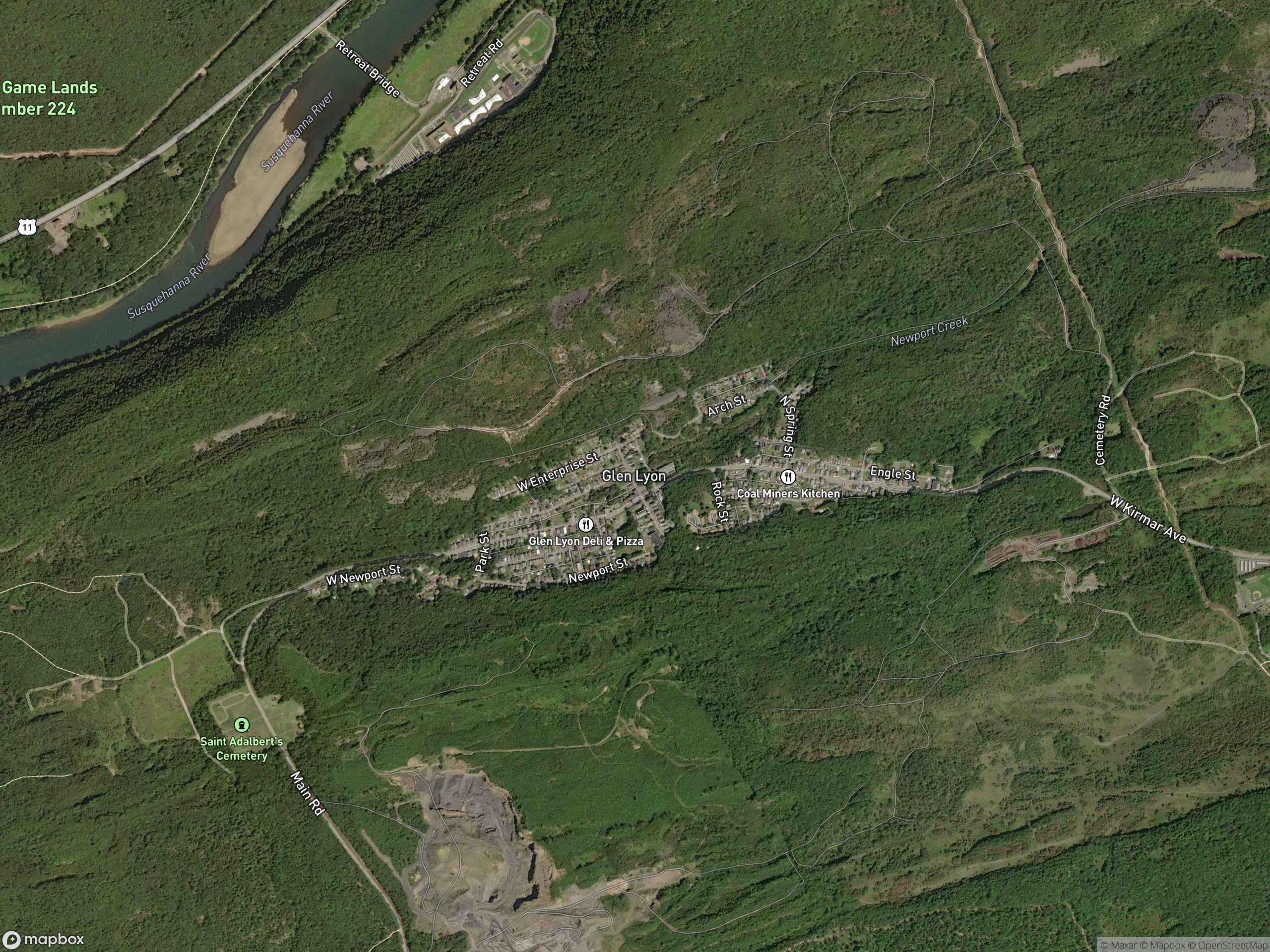 Map of Glen Lyon