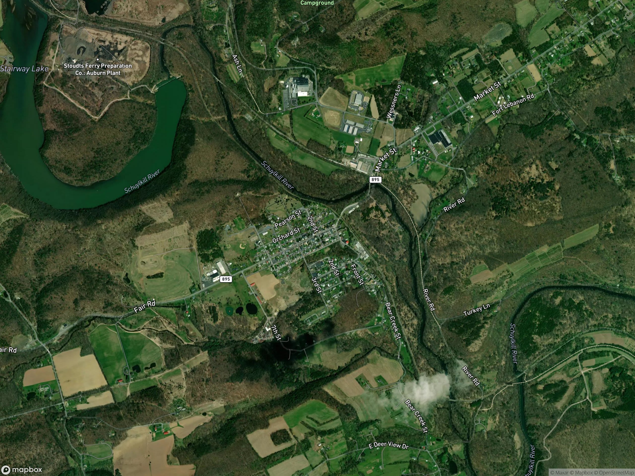 Map of Auburn
