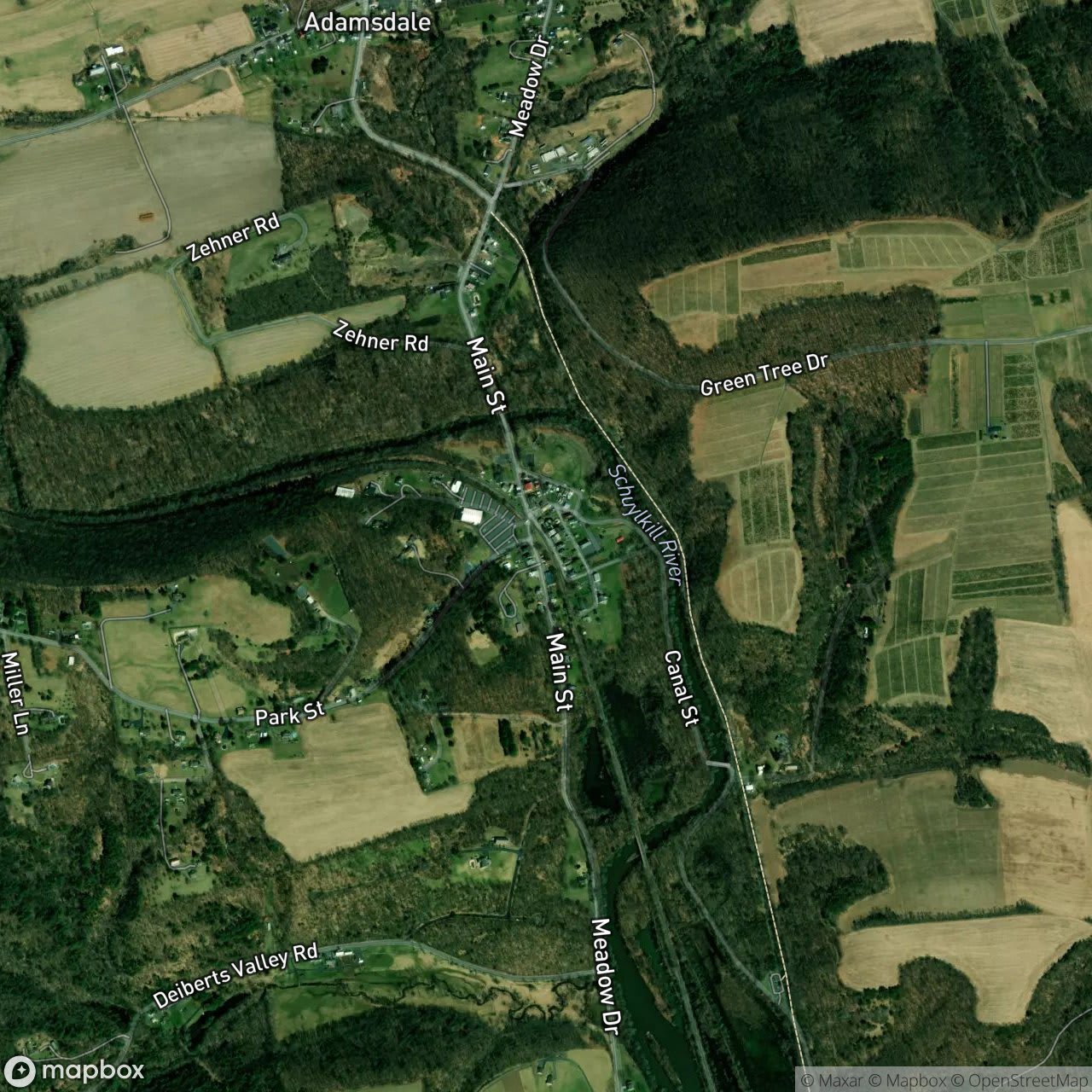 Map of Landingville