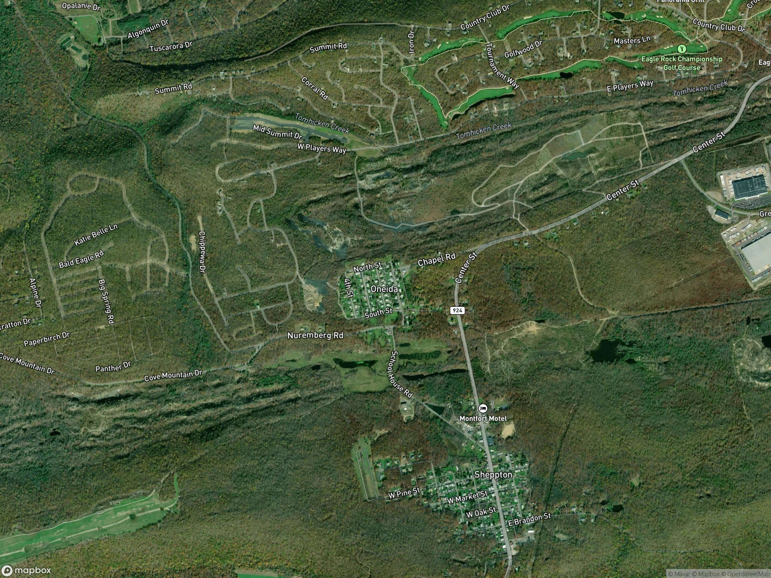 Map of Oneida