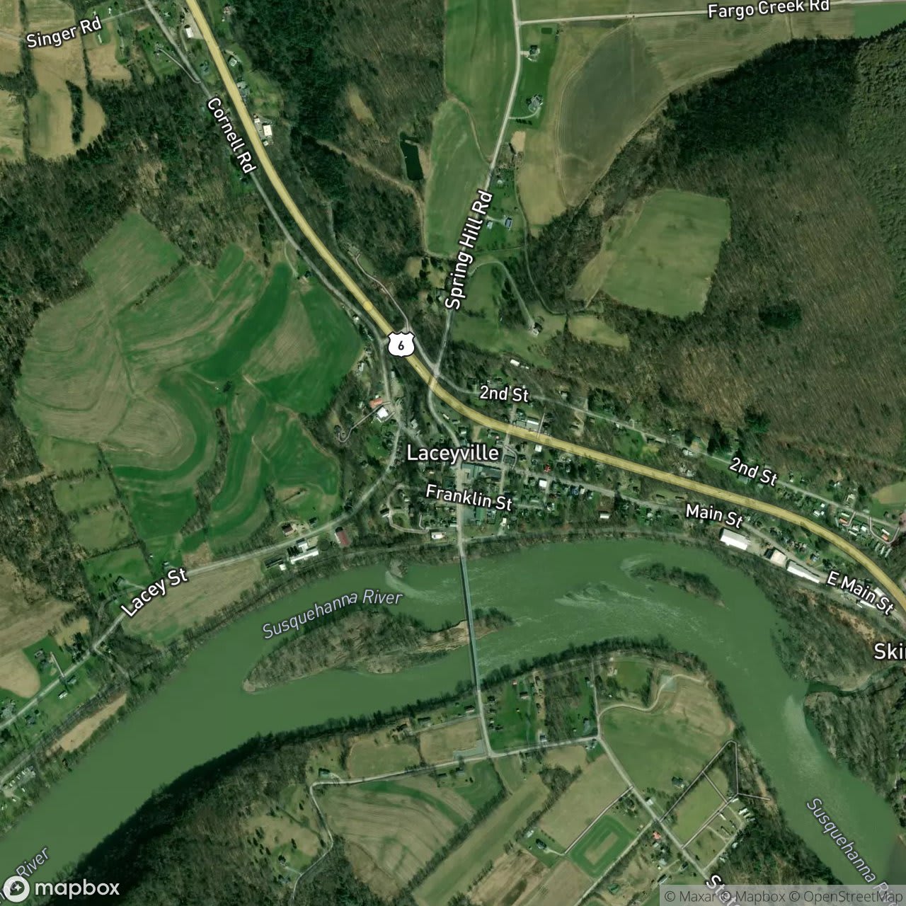 Map of Laceyville