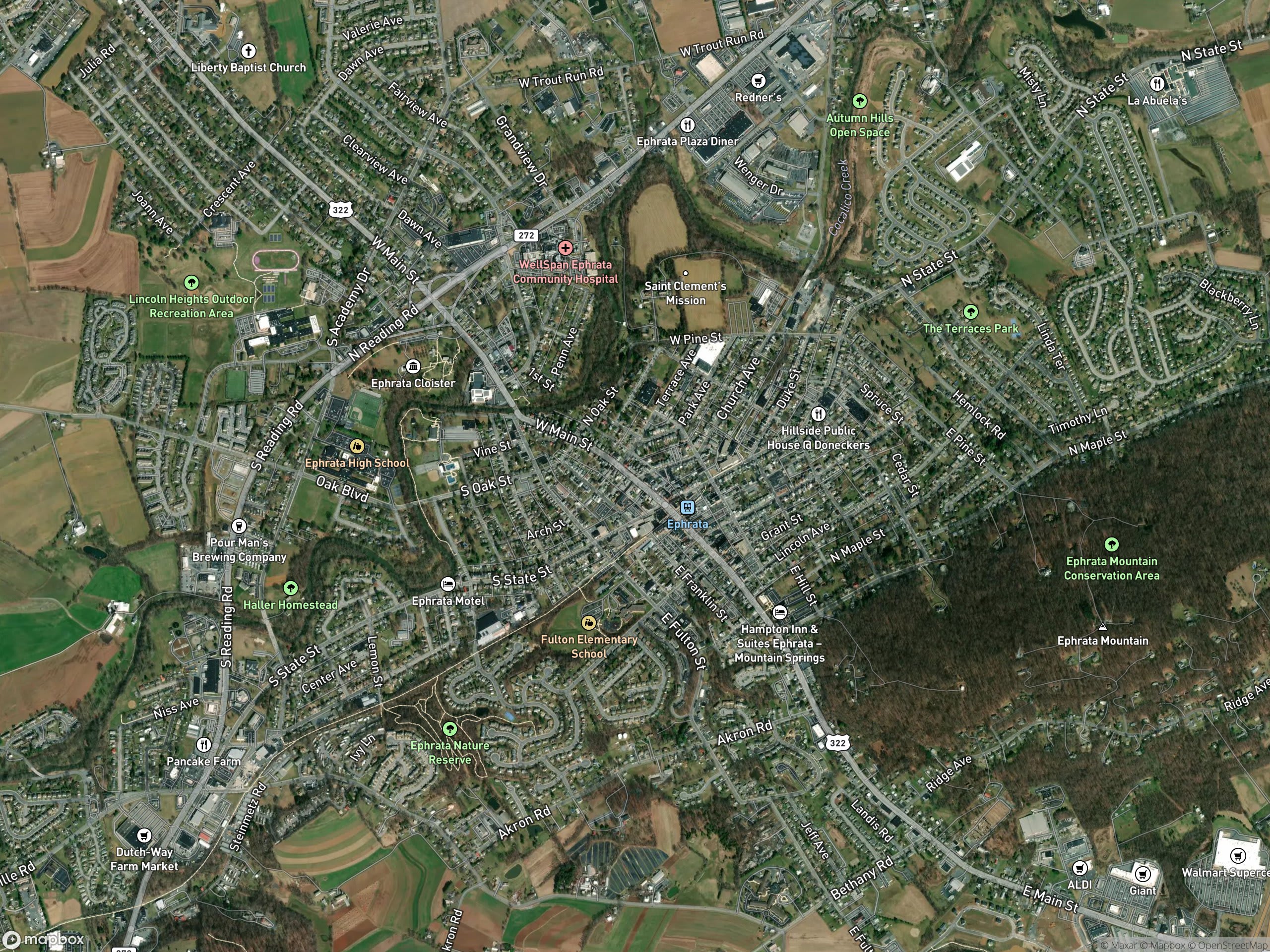 Map of Ephrata