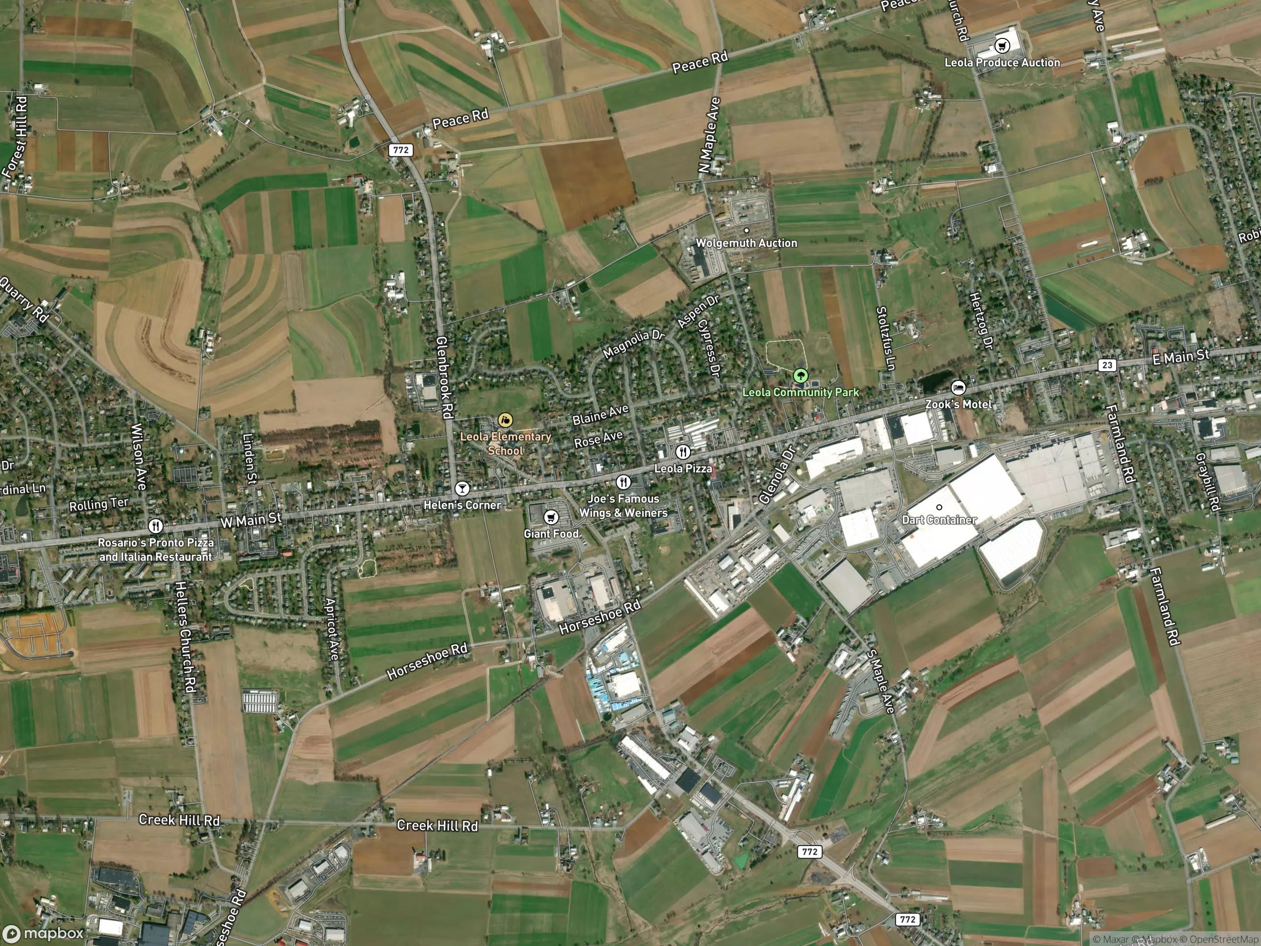 Map of Leola
