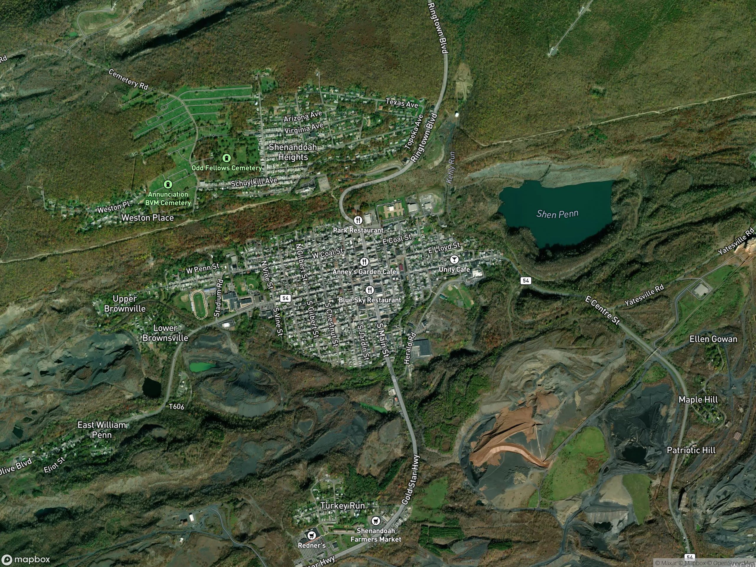 Map of Shenandoah