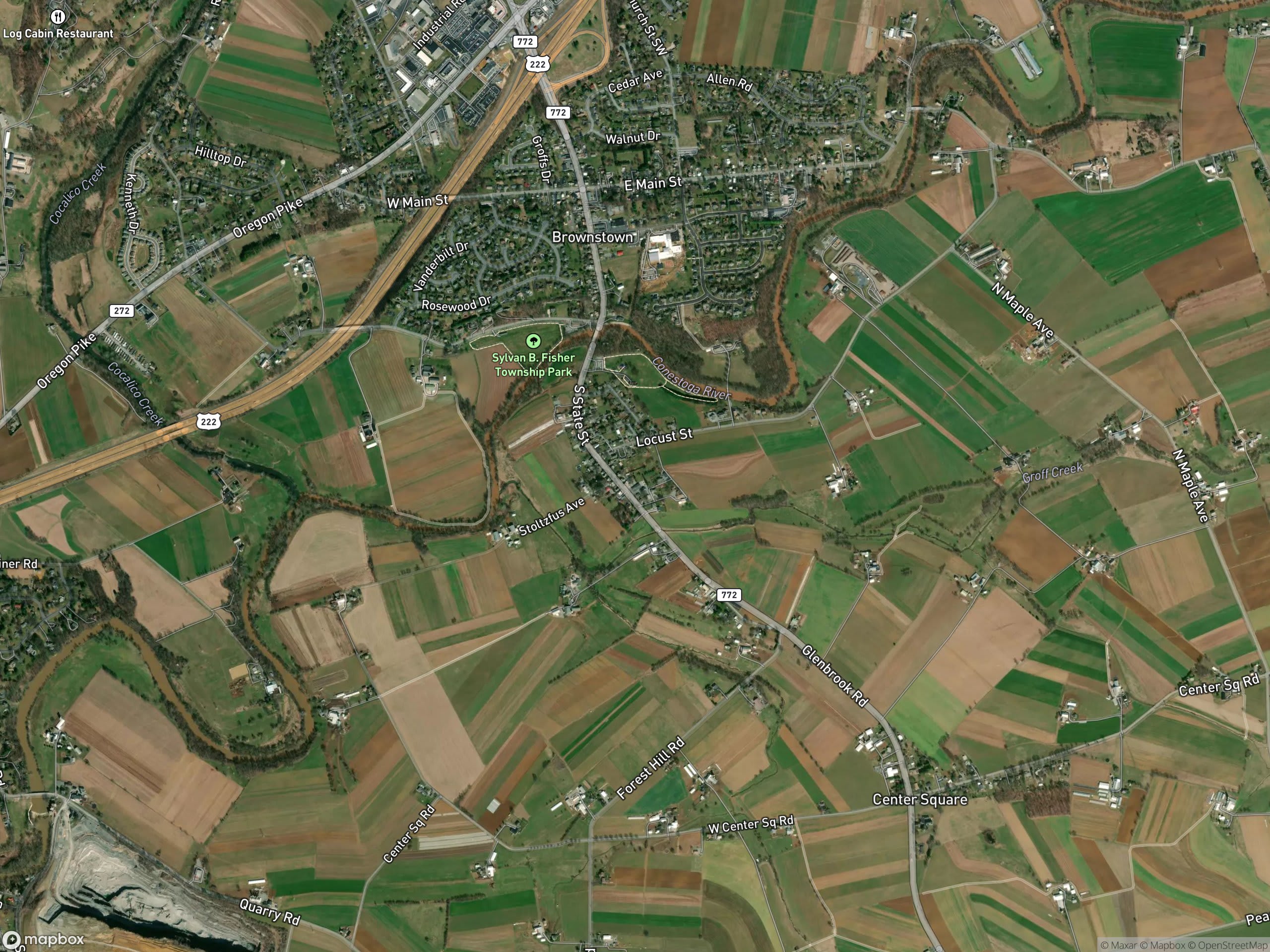 Map of Talmage