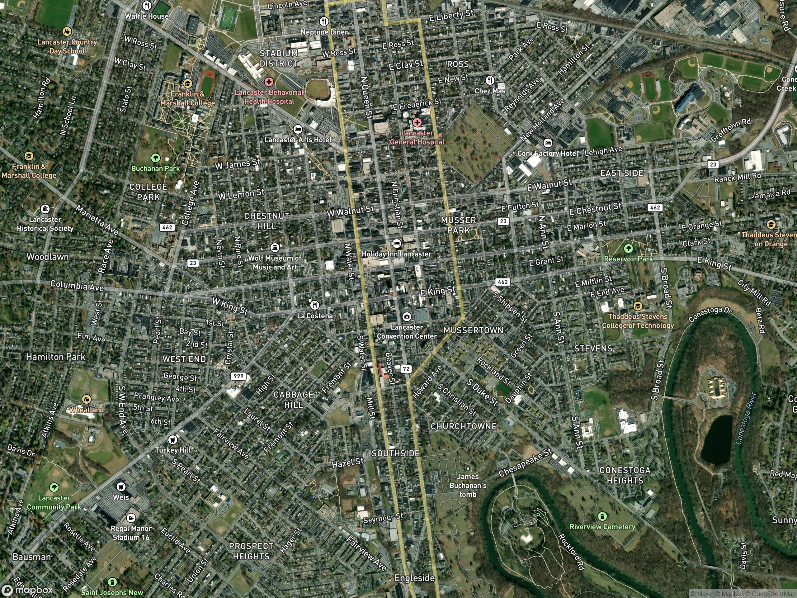 Map of Lancaster