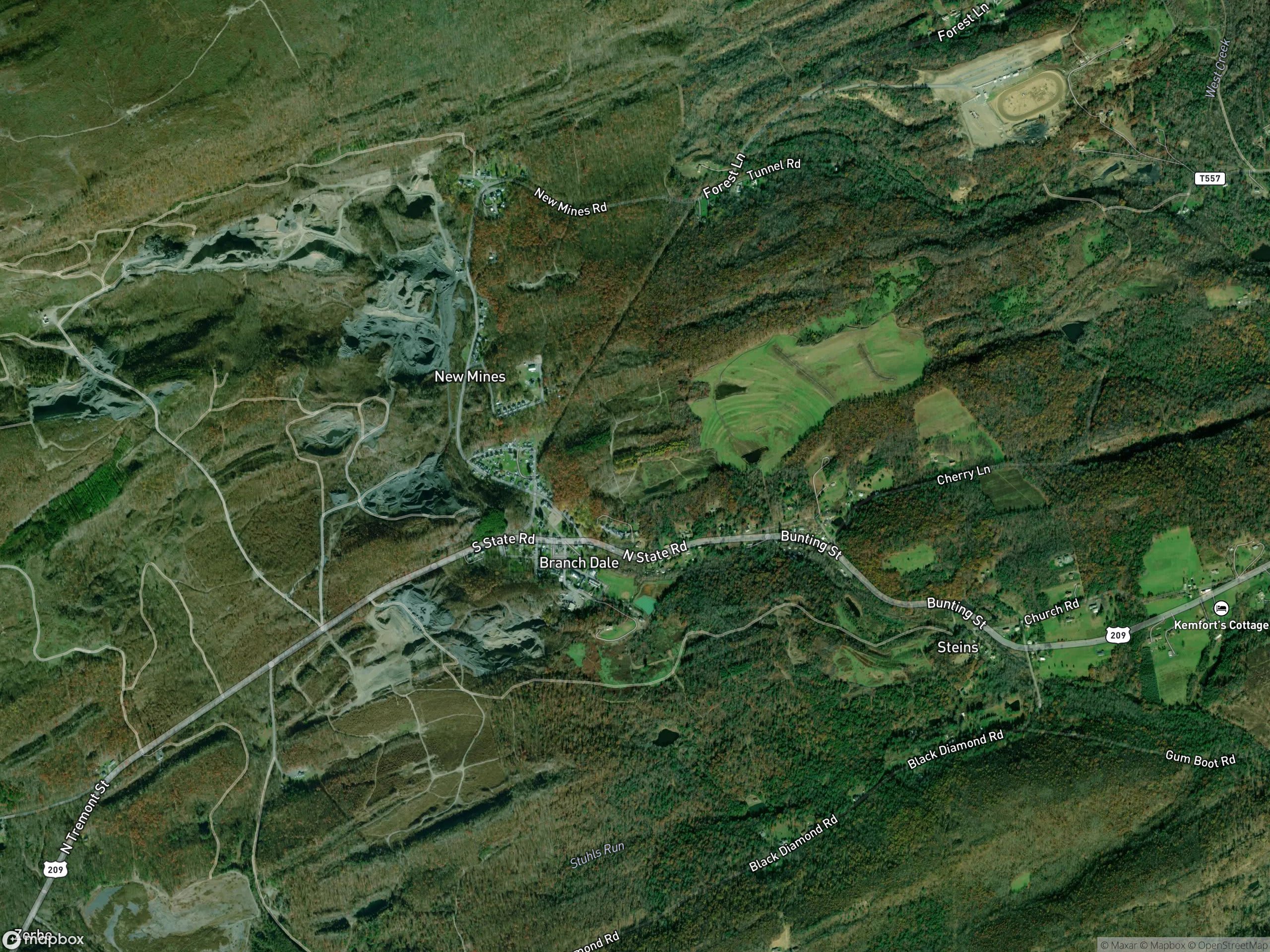 Map of Branchdale