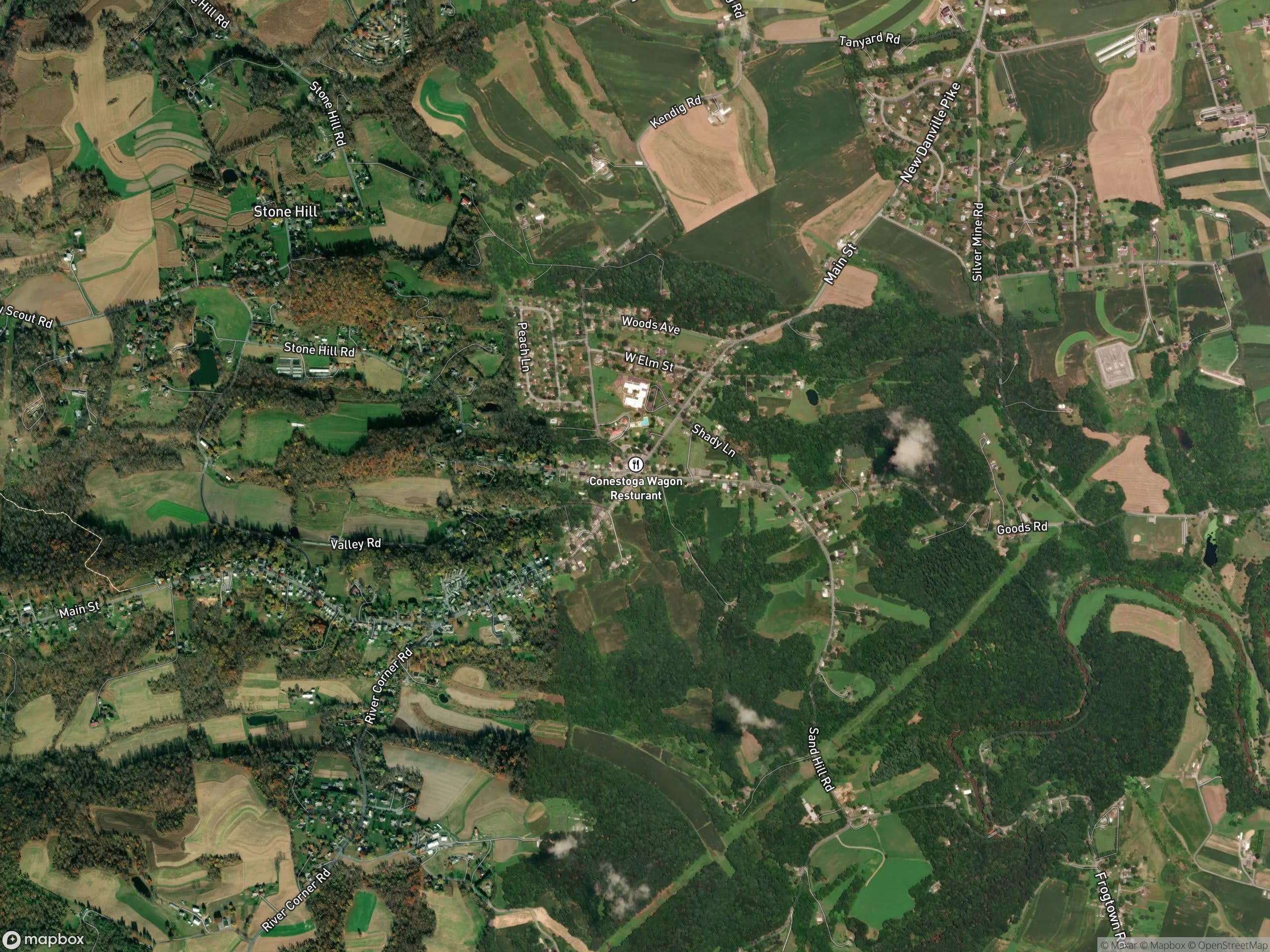 Map of Conestoga