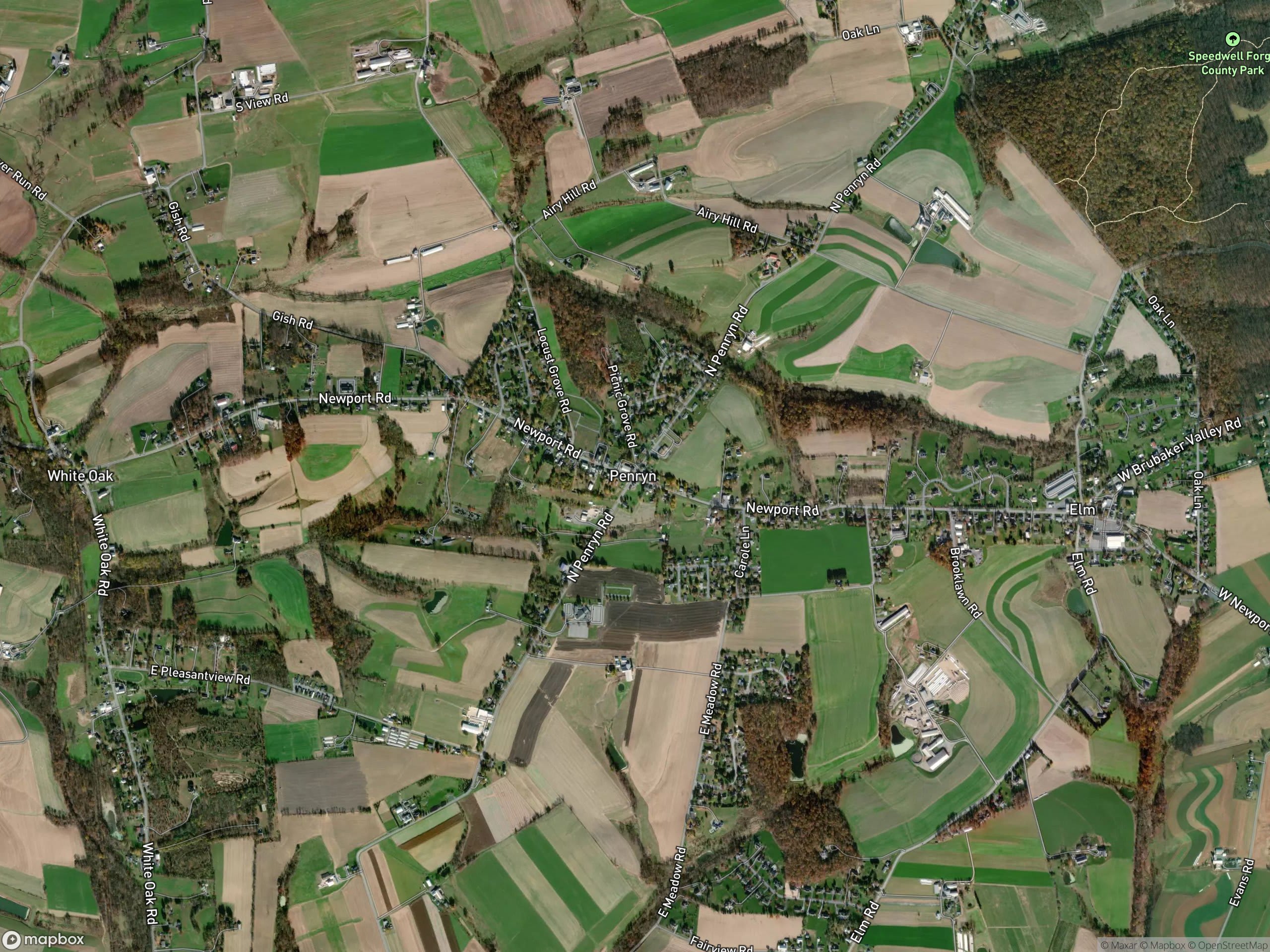 Map of Penryn