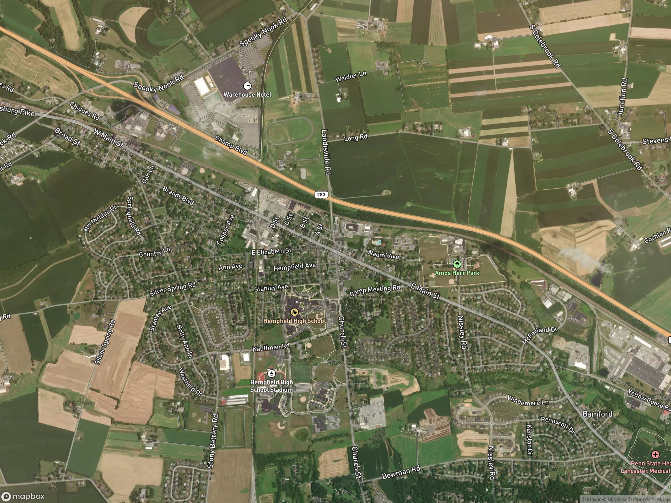 Map of Landisville
