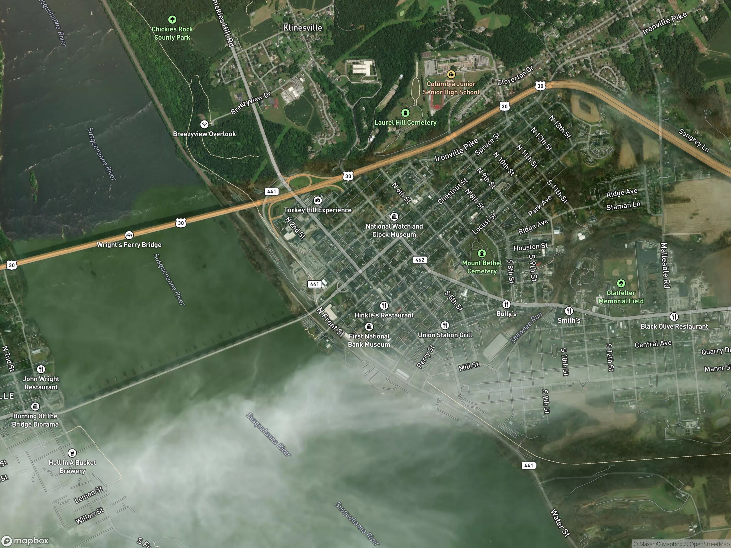 Map of Columbia