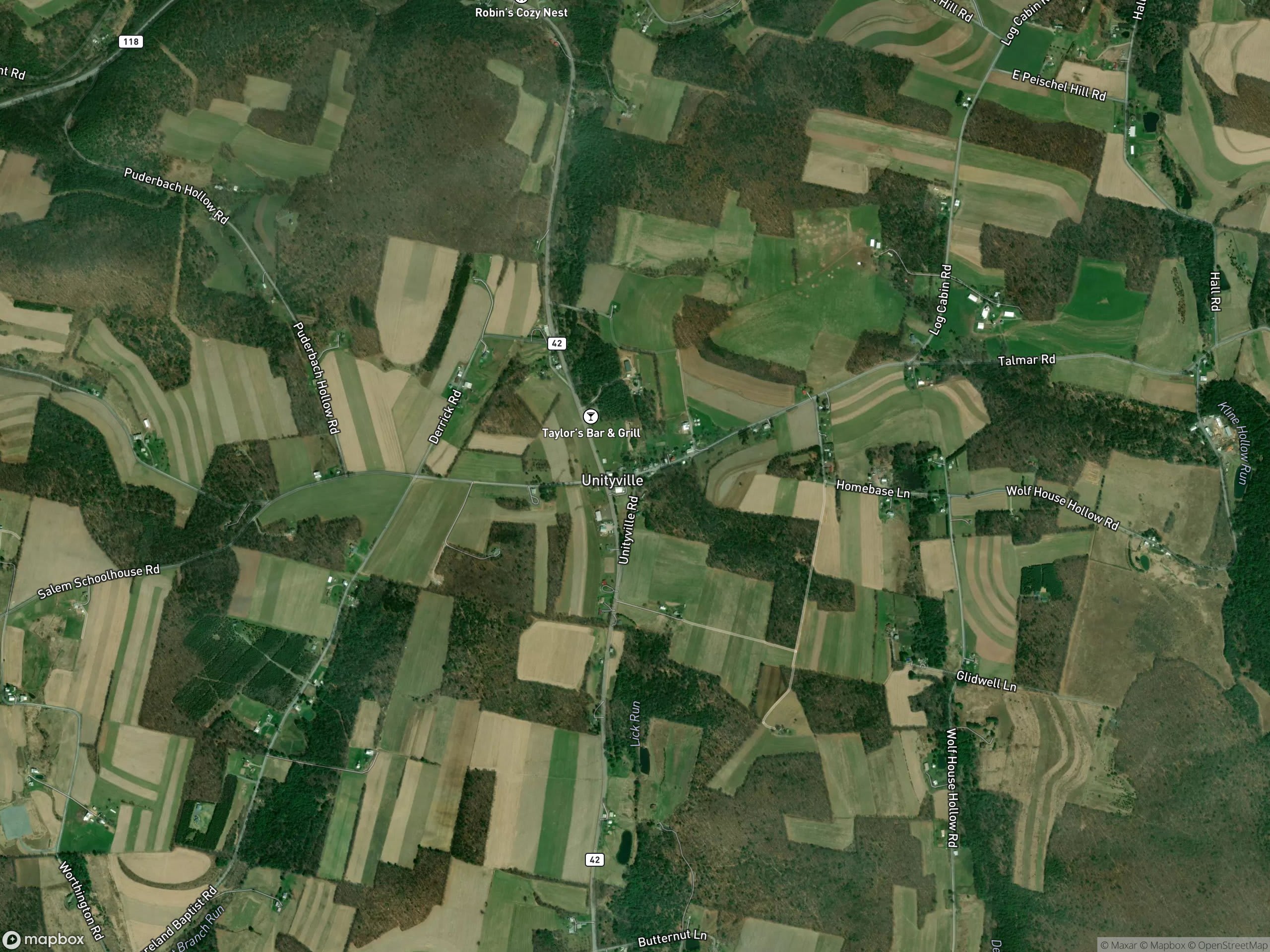 Map of Unityville