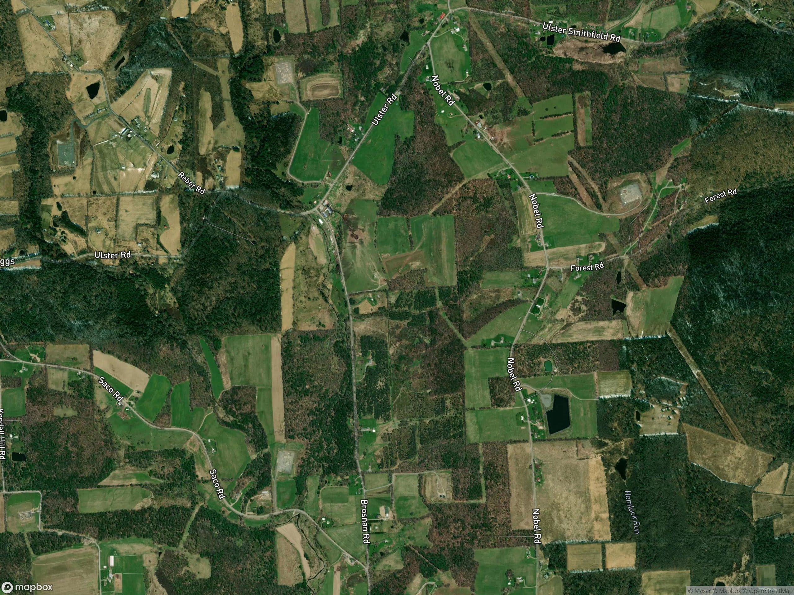 Map of Bradford County