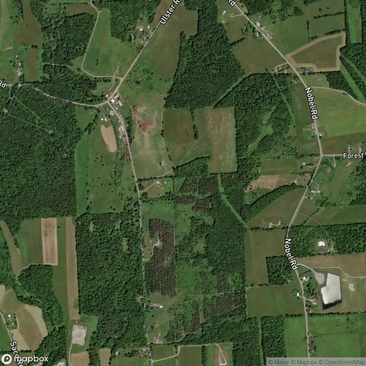 Map of Bradford County