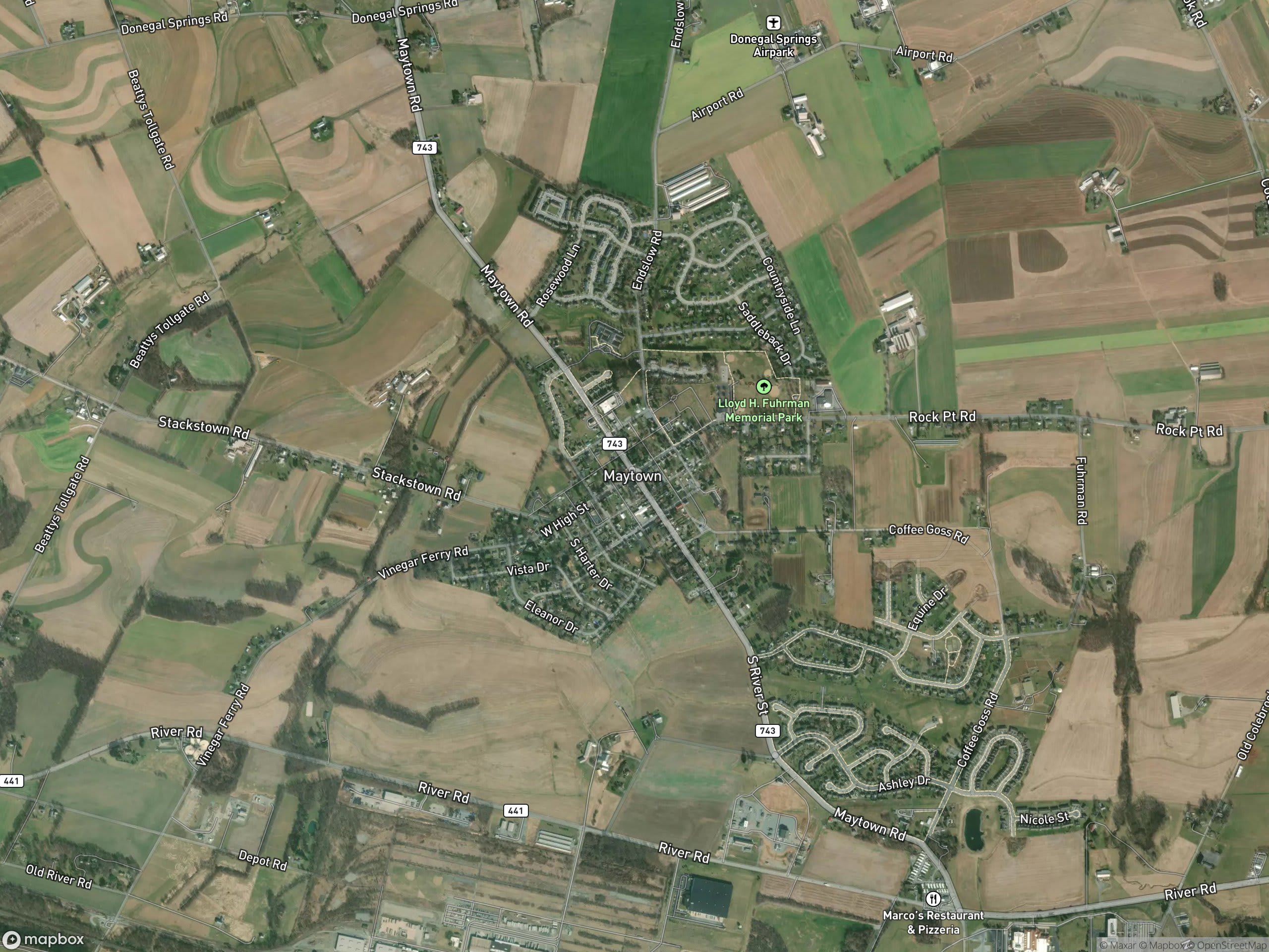 Map of Maytown