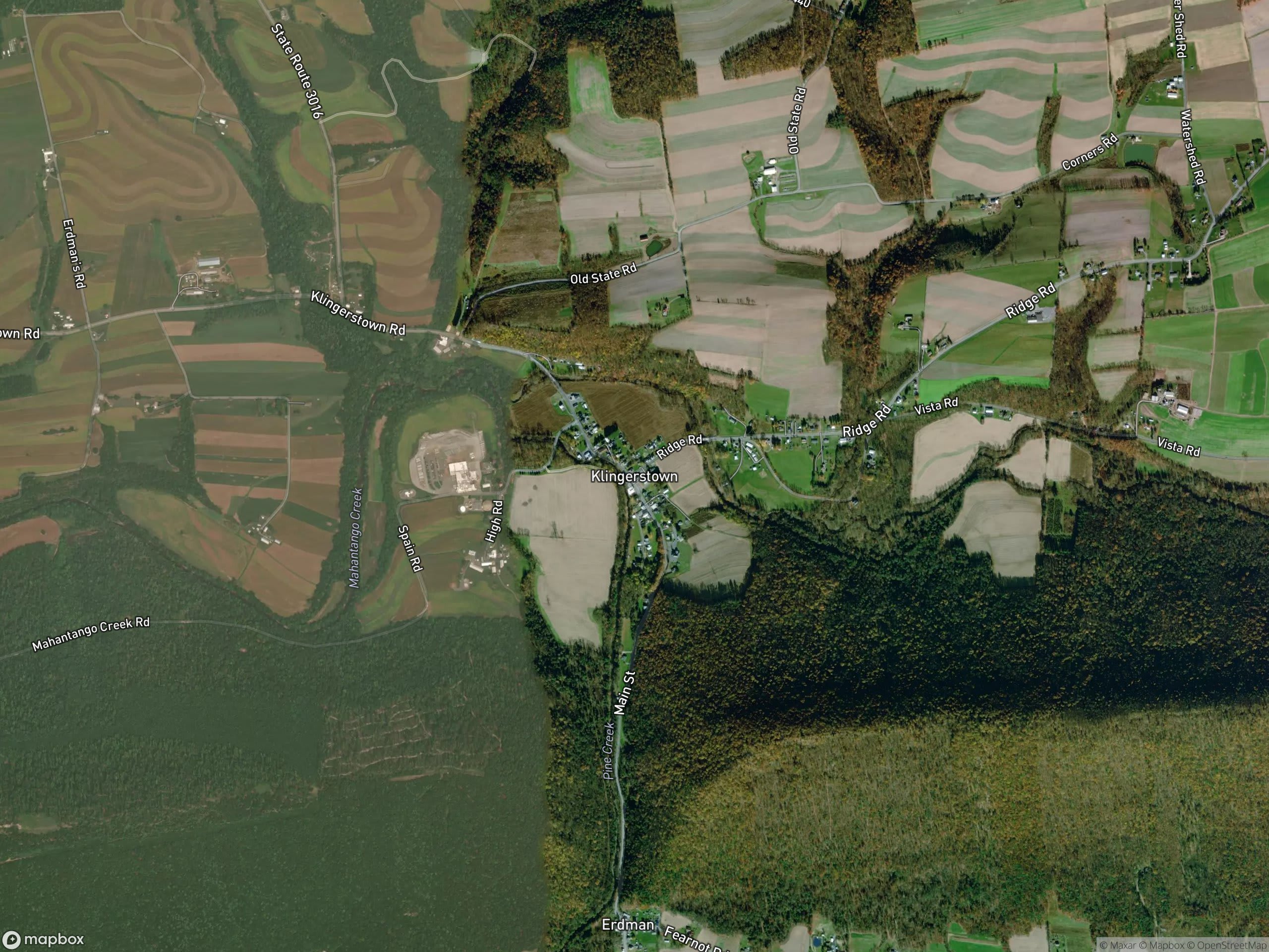 Map of Klingerstown