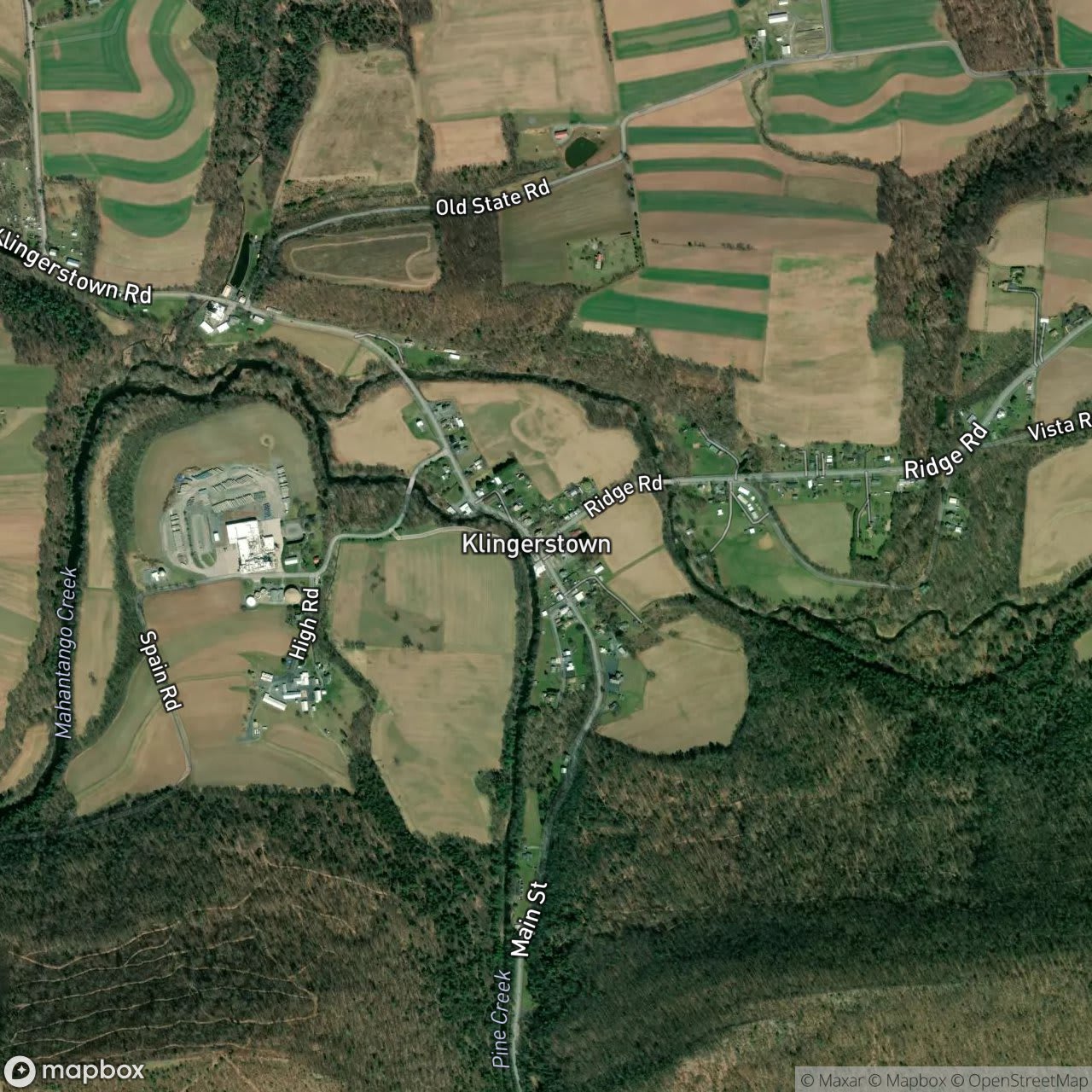 Map of Klingerstown