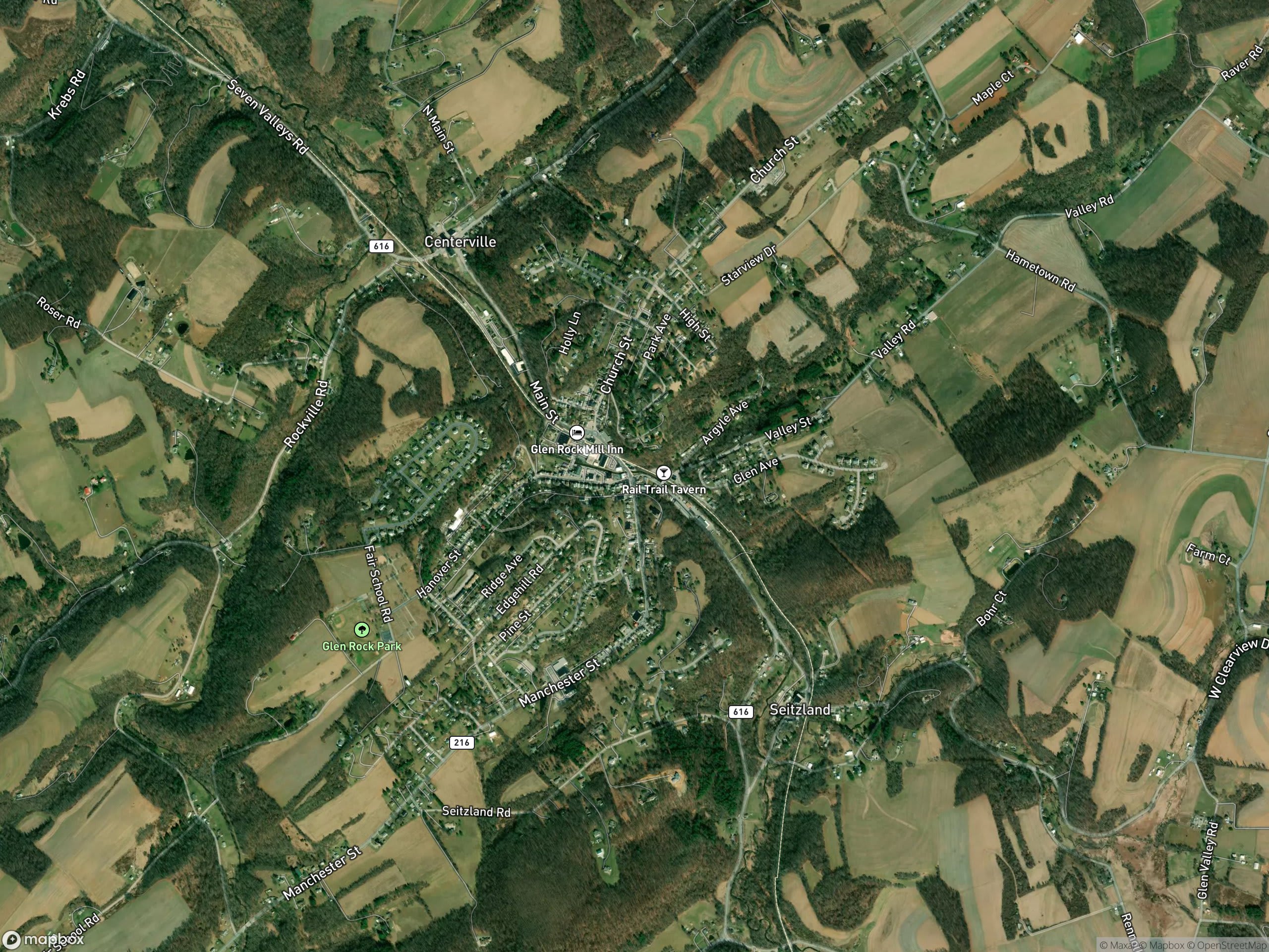 Map of Glen Rock