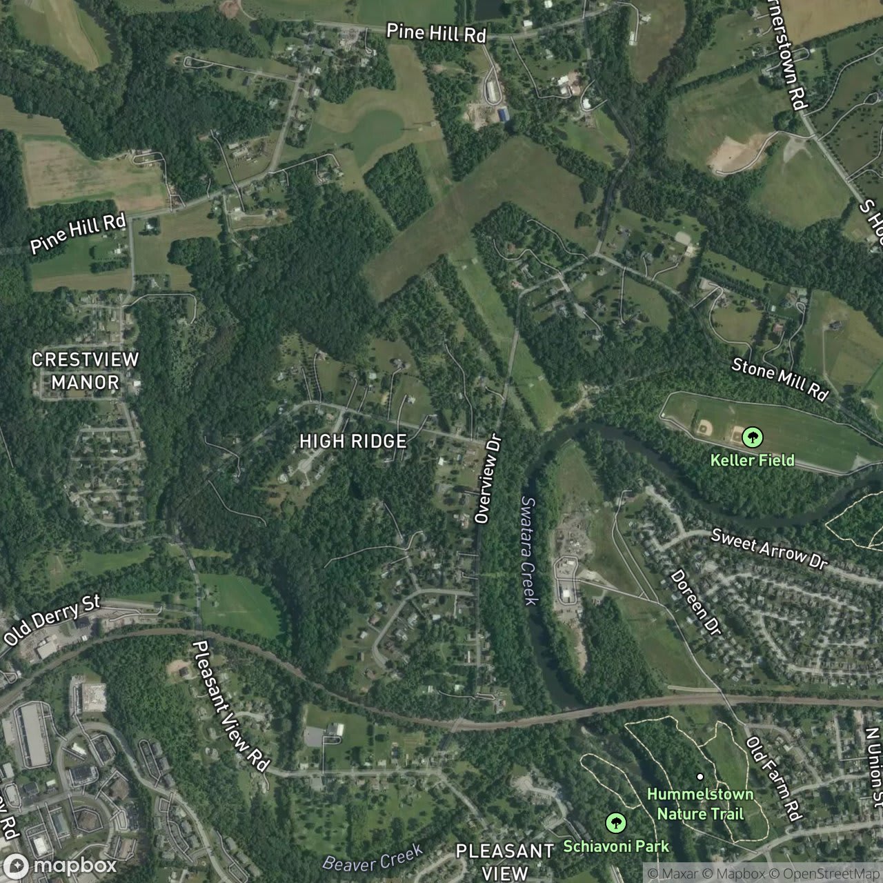 Map of Dauphin County