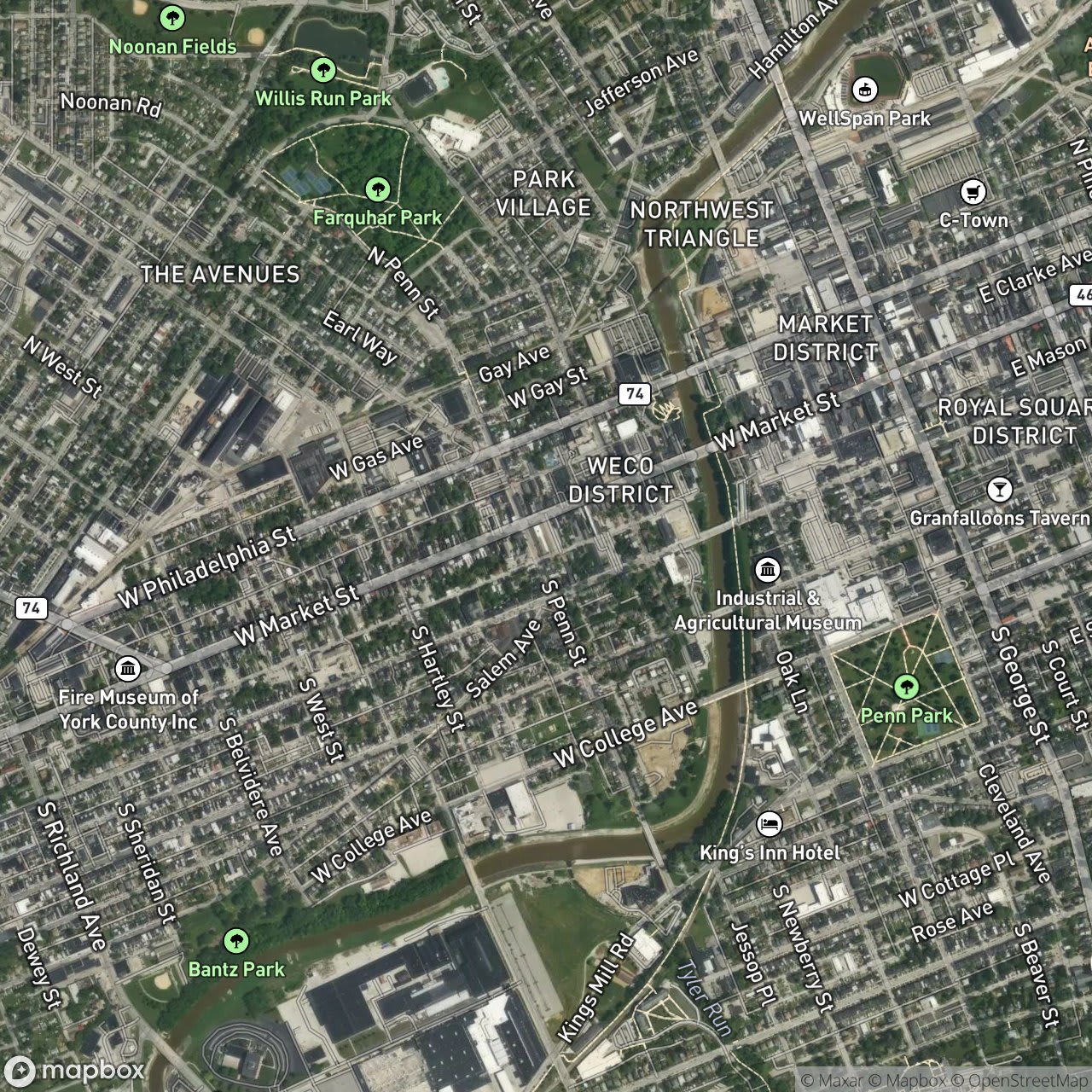 Map of York