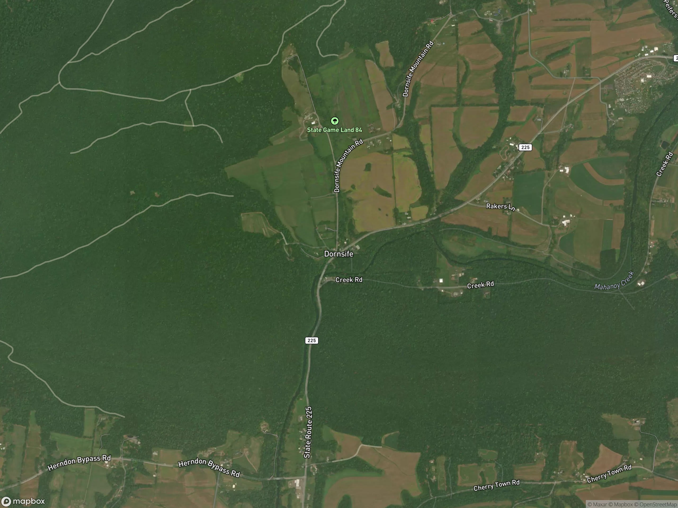 Map of Dornsife