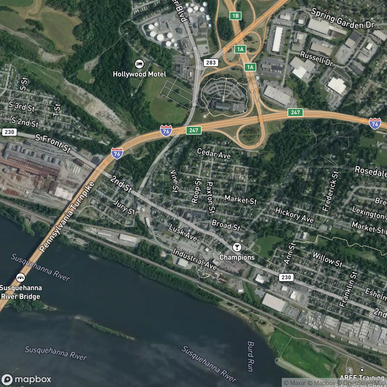 Map of Highspire