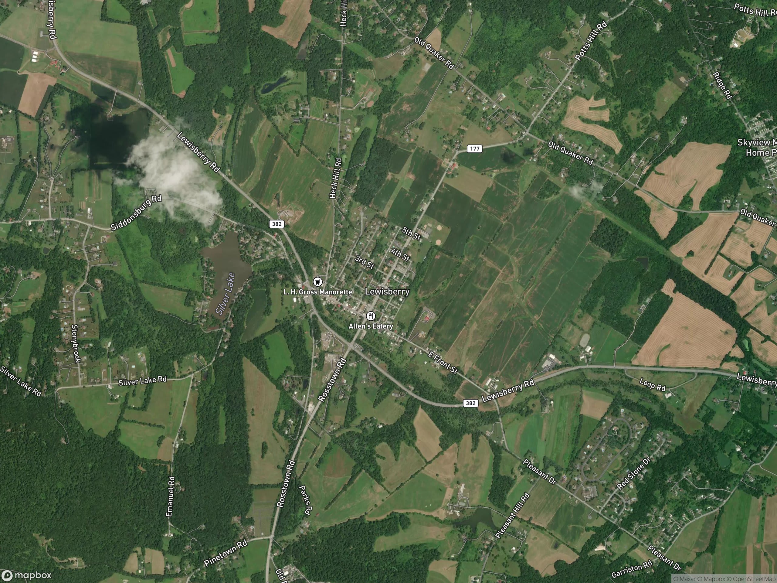 Map of Lewisberry