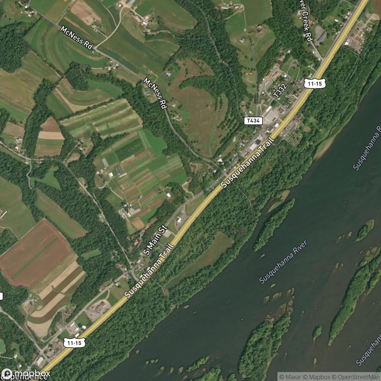 Map of Port Trevorton