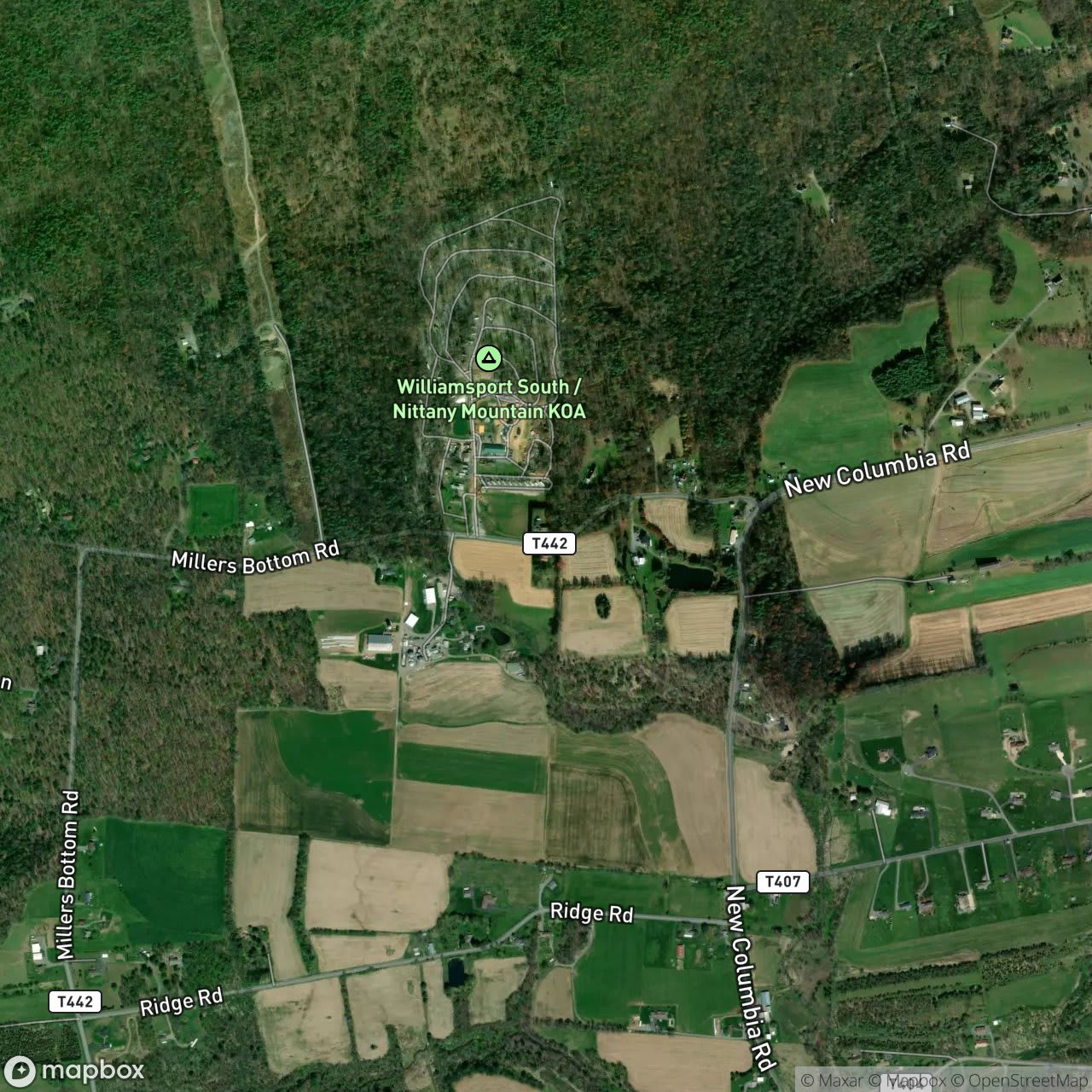 Map of White Deer