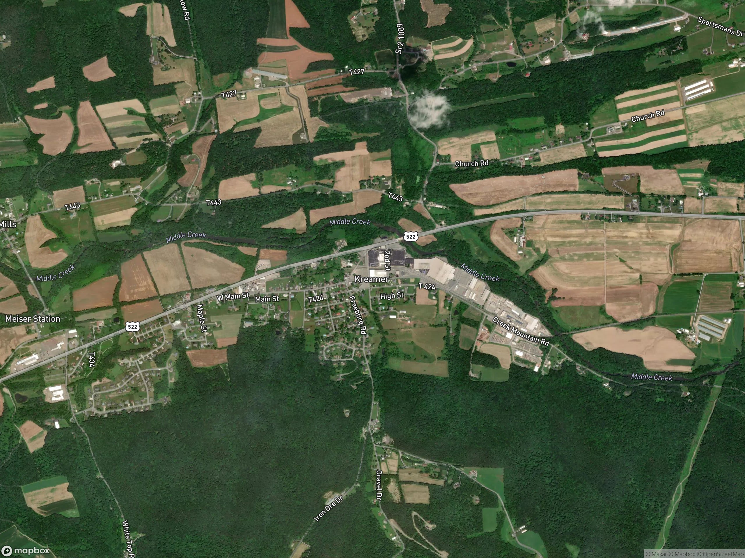 Map of Kreamer