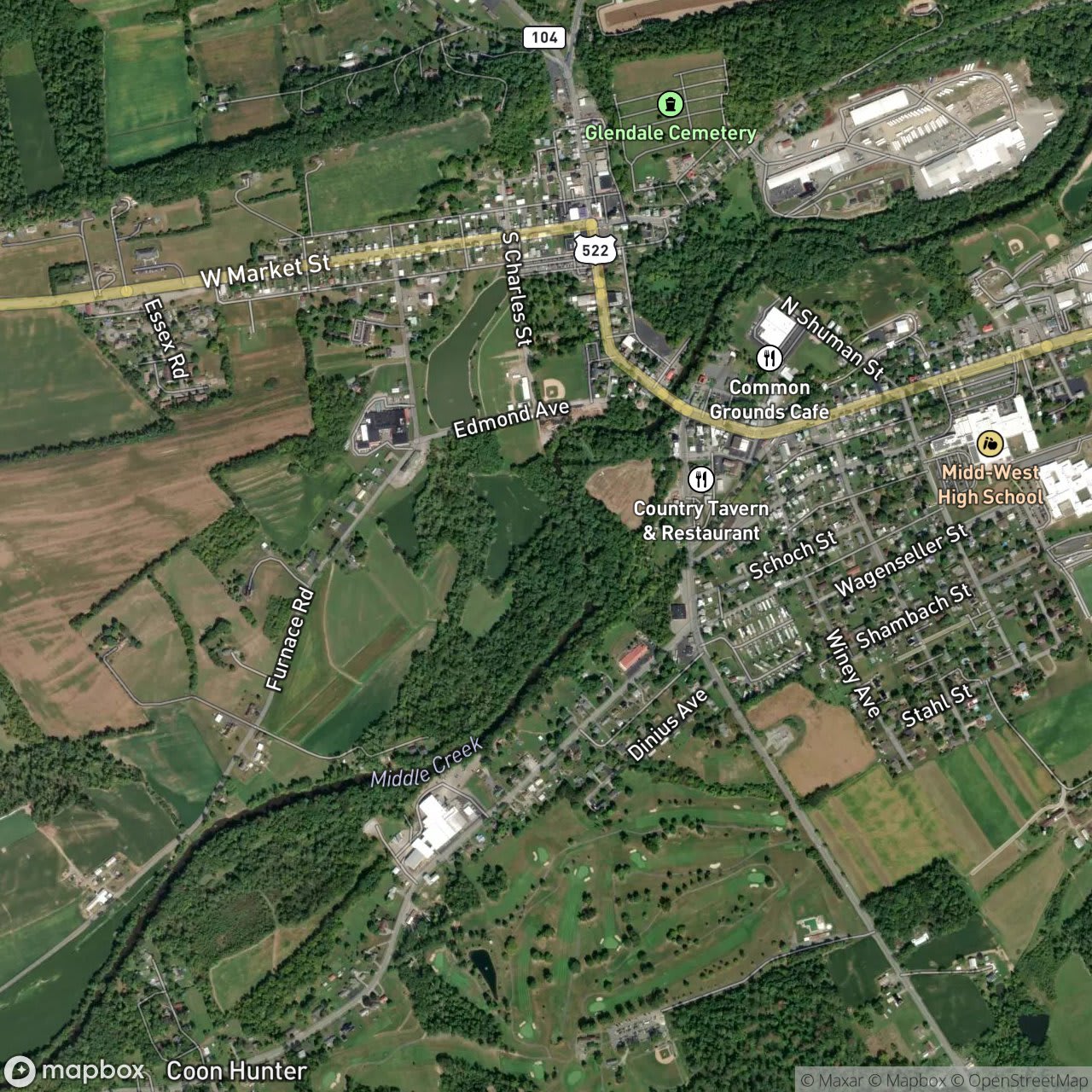 Map of Middleburg