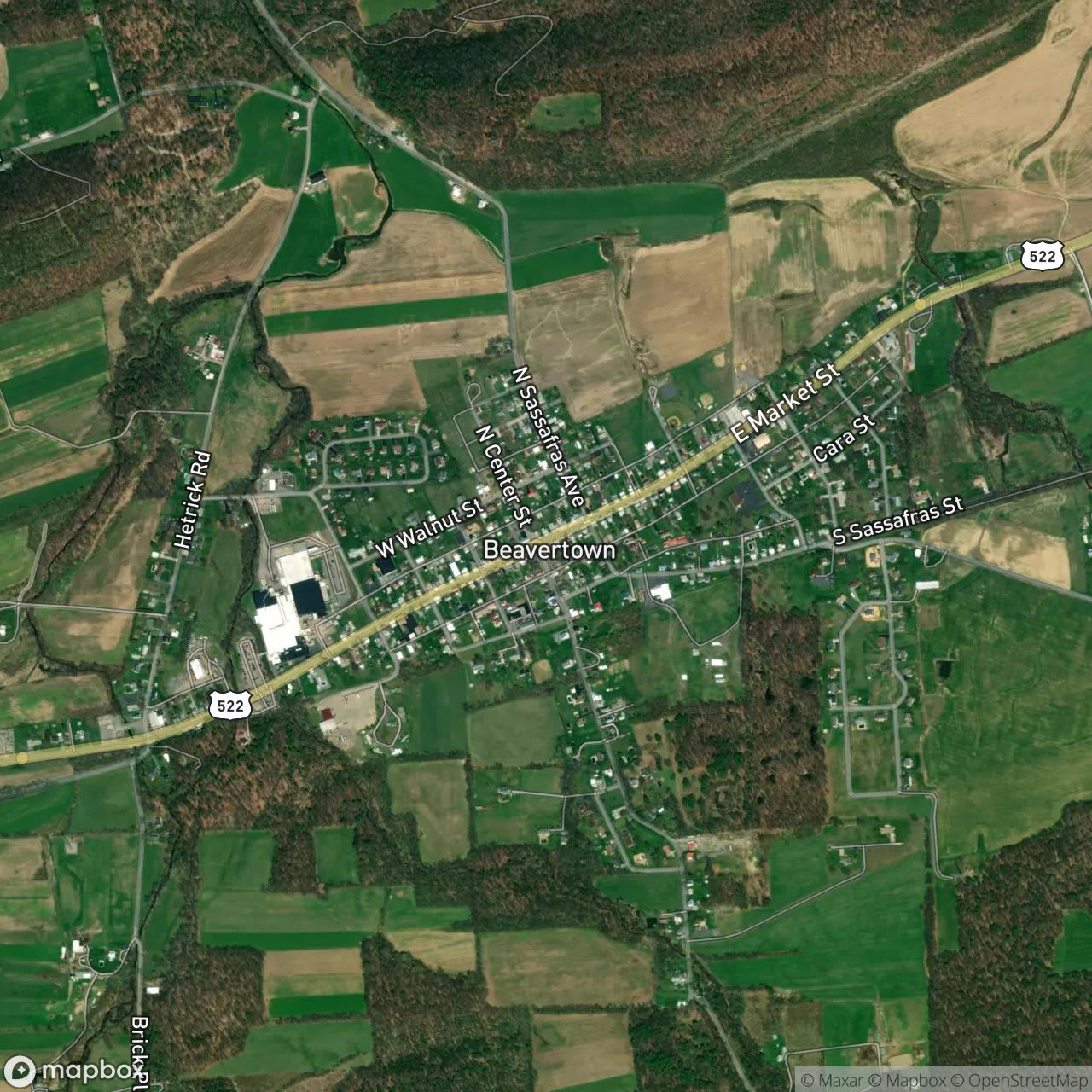 Map of Beavertown